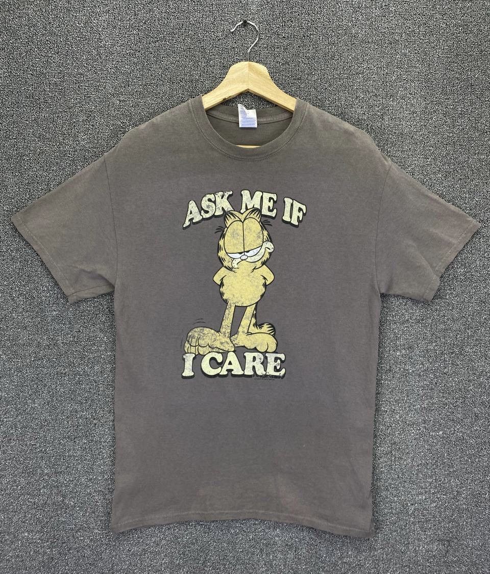 Cartoon Network Vintage Garfield Ask Me If I Care Tee Brown Tee T Shirts Size US M / EU 48-50 / 2 - 1 Thumbnail