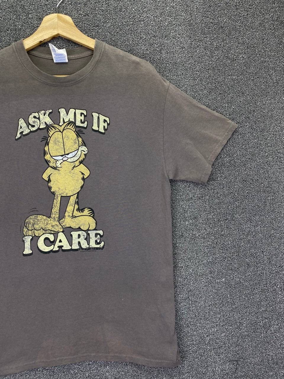 Cartoon Network Vintage Garfield Ask Me If I Care Tee Brown Tee T Shirts Size US M / EU 48-50 / 2 - 3 Thumbnail