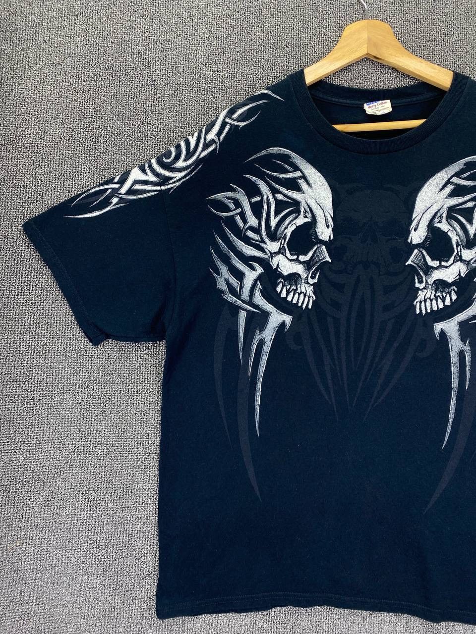 Vintage Vintage Punk Exploited Skulls Style Printed Tee T Shirts Size US XL / EU 56 / 4 - 3 Thumbnail
