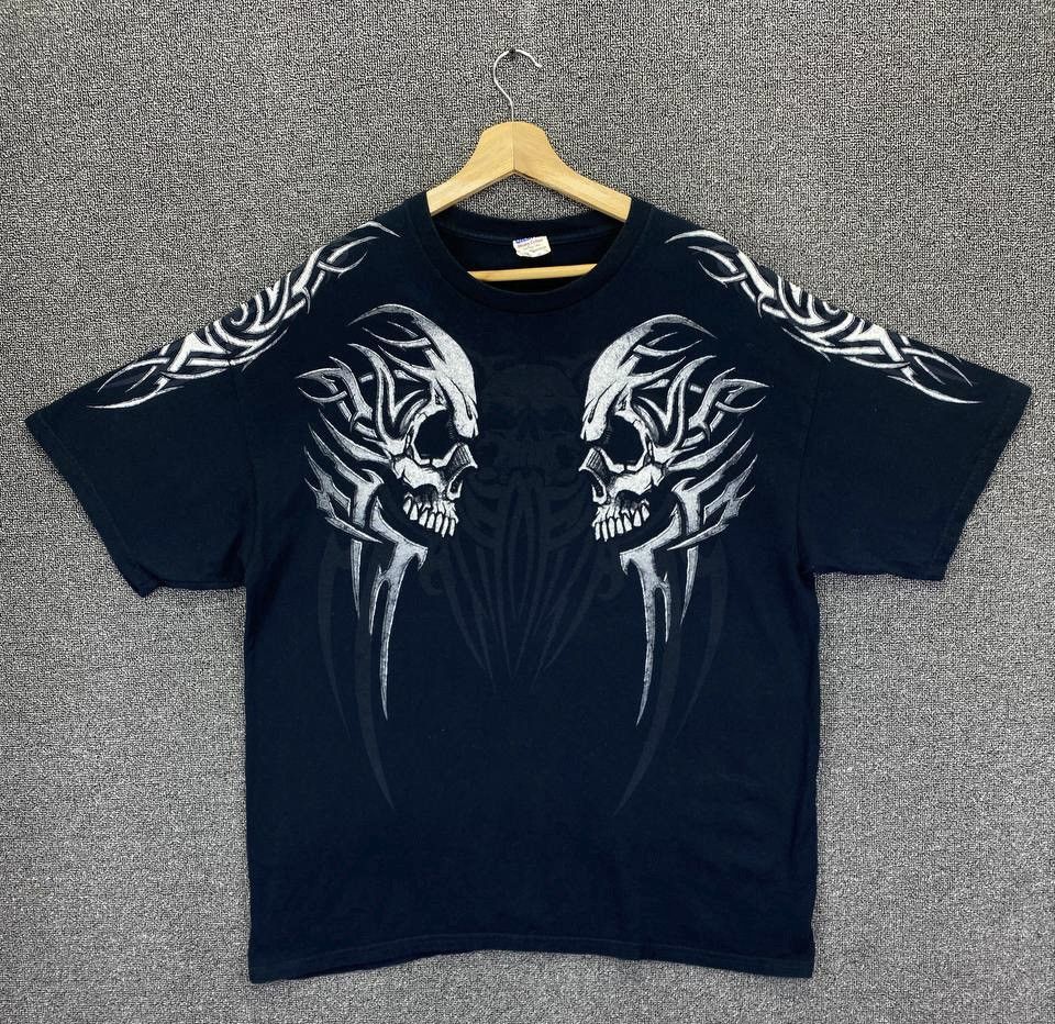 Vintage Punk Exploited Skulls Style Printed Tee T Shirts
