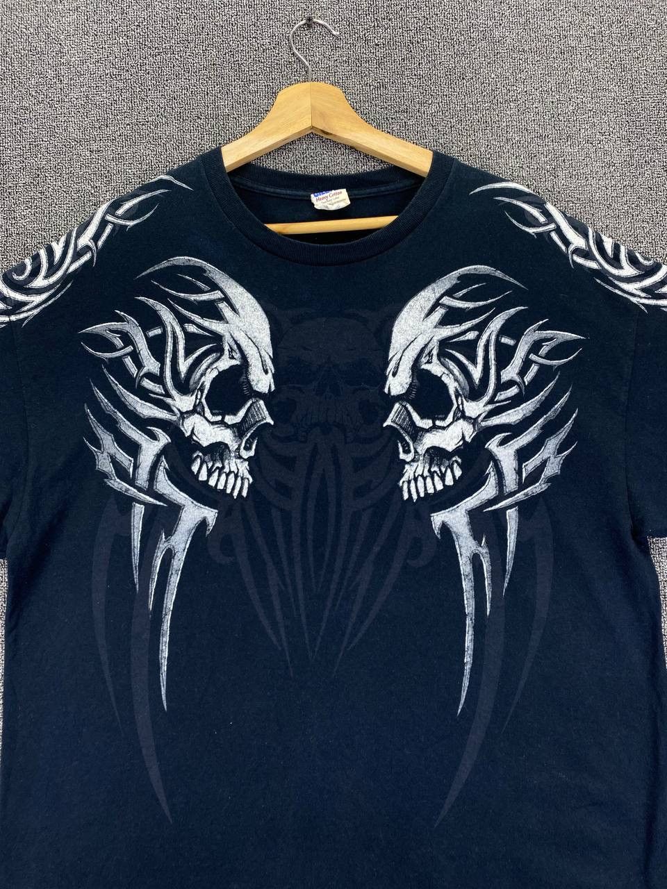 Vintage Vintage Punk Exploited Skulls Style Printed Tee T Shirts Size US XL / EU 56 / 4 - 5 Thumbnail