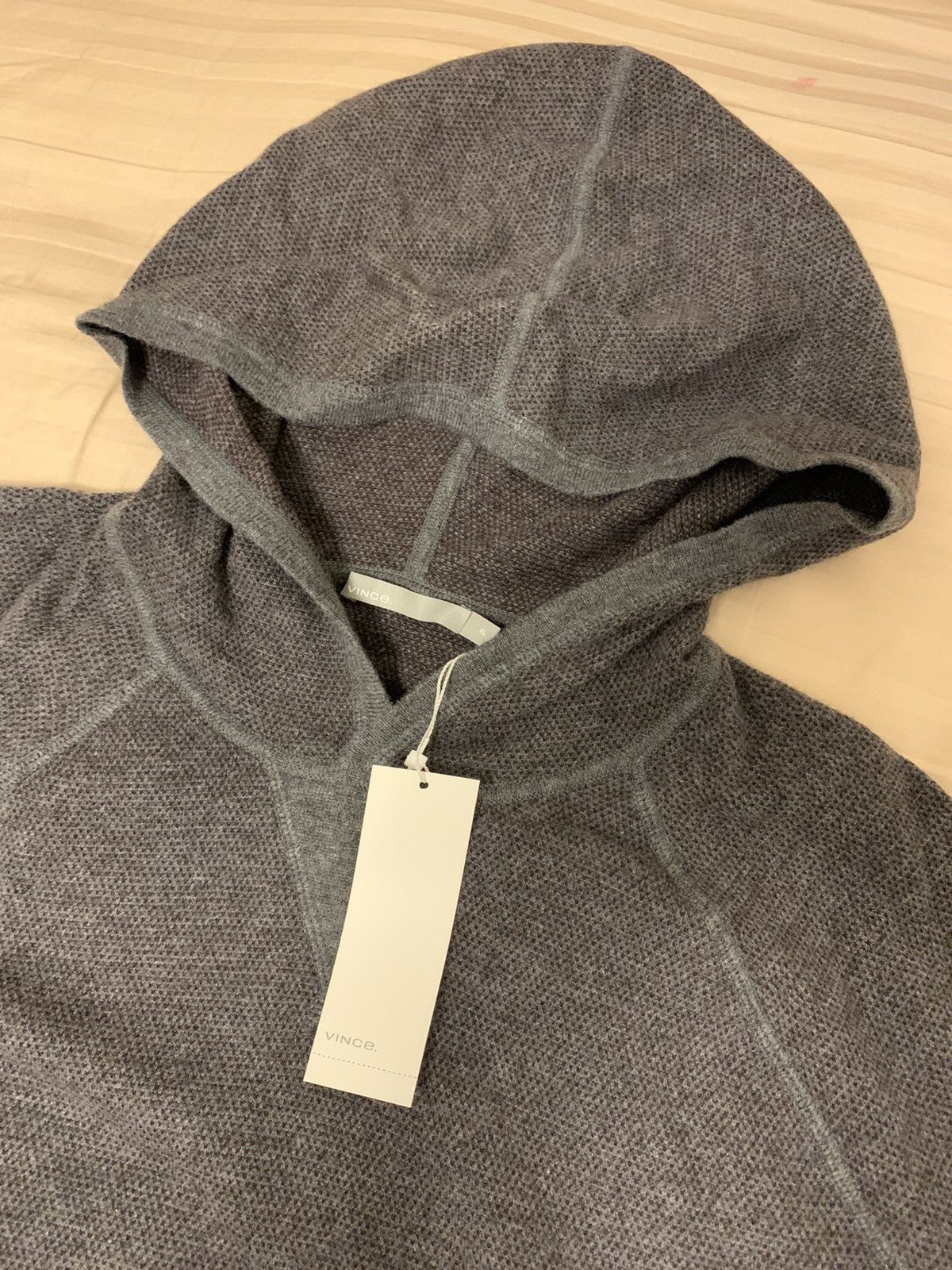 Vince 🔥Brand New🔥Cashmere/Wool Blend Hoodie Size US XL / EU 56 / 4 - 5 Thumbnail