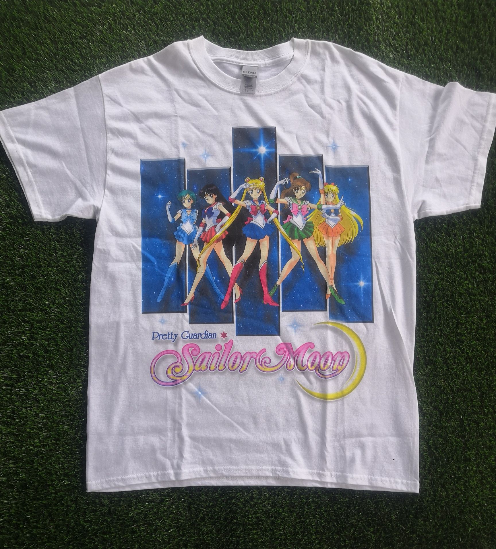 Anime SAILORMOON PRETTY GUARDIAN ANIME MANGA JAPAN TEE EVA BLEACH Size US L / EU 52-54 / 3 - 2 Thumbnail