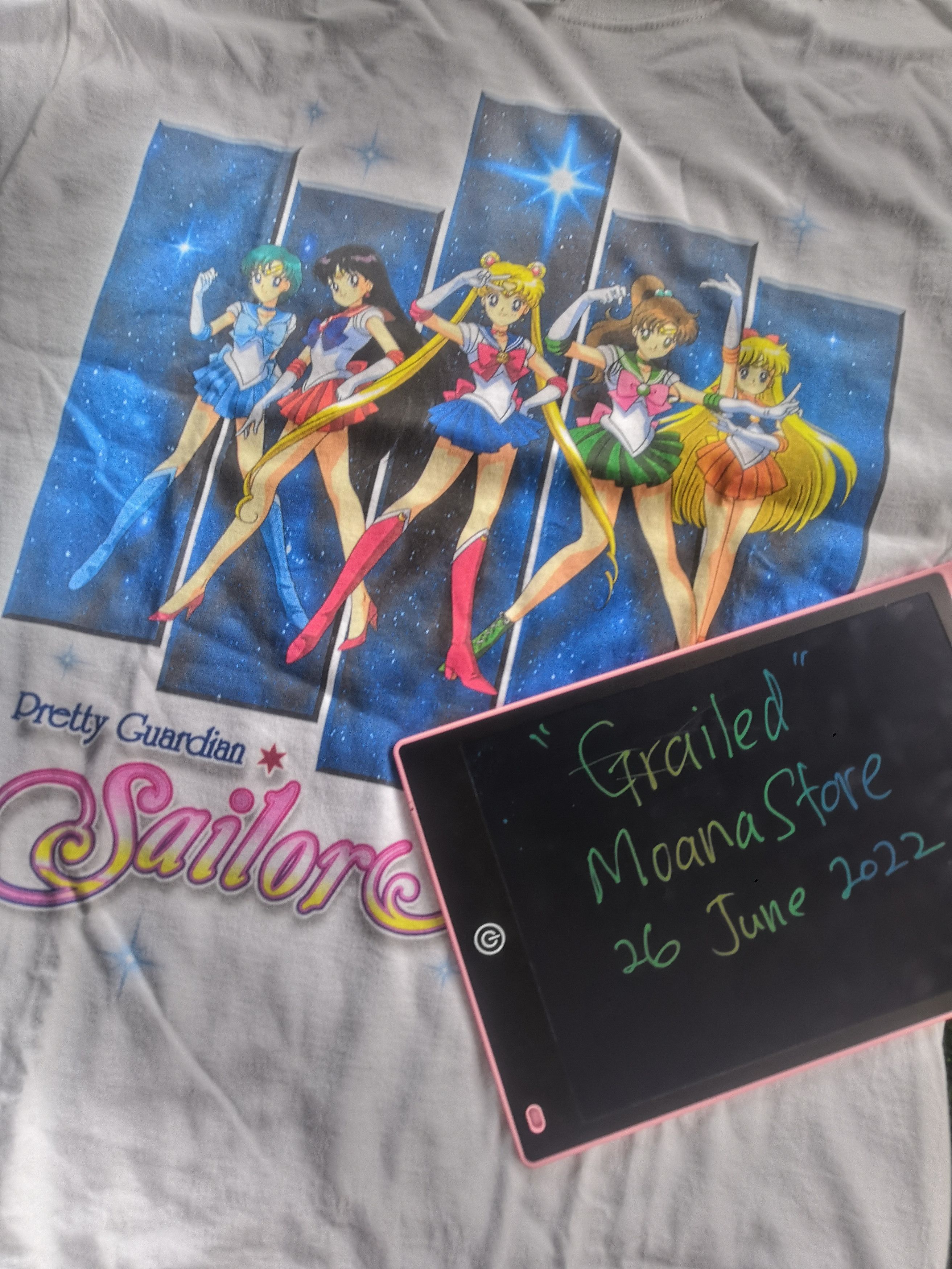 Anime SAILORMOON PRETTY GUARDIAN ANIME MANGA JAPAN TEE EVA BLEACH Size US L / EU 52-54 / 3 - 1 Thumbnail
