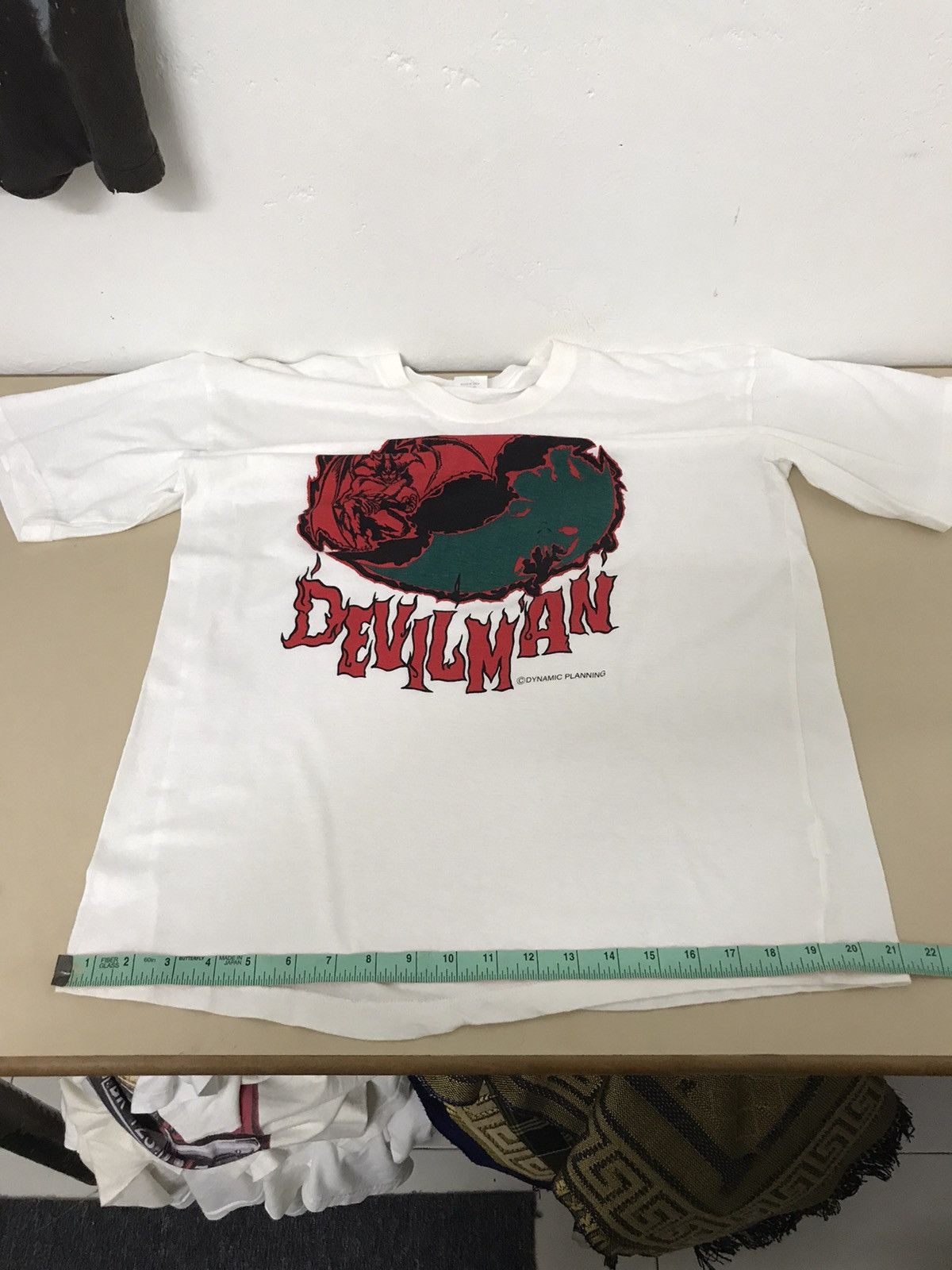 Vintage Vintage 90s Devilman Anime Cartoon Tees Size US M / EU 48-50 / 2 - 6 Thumbnail