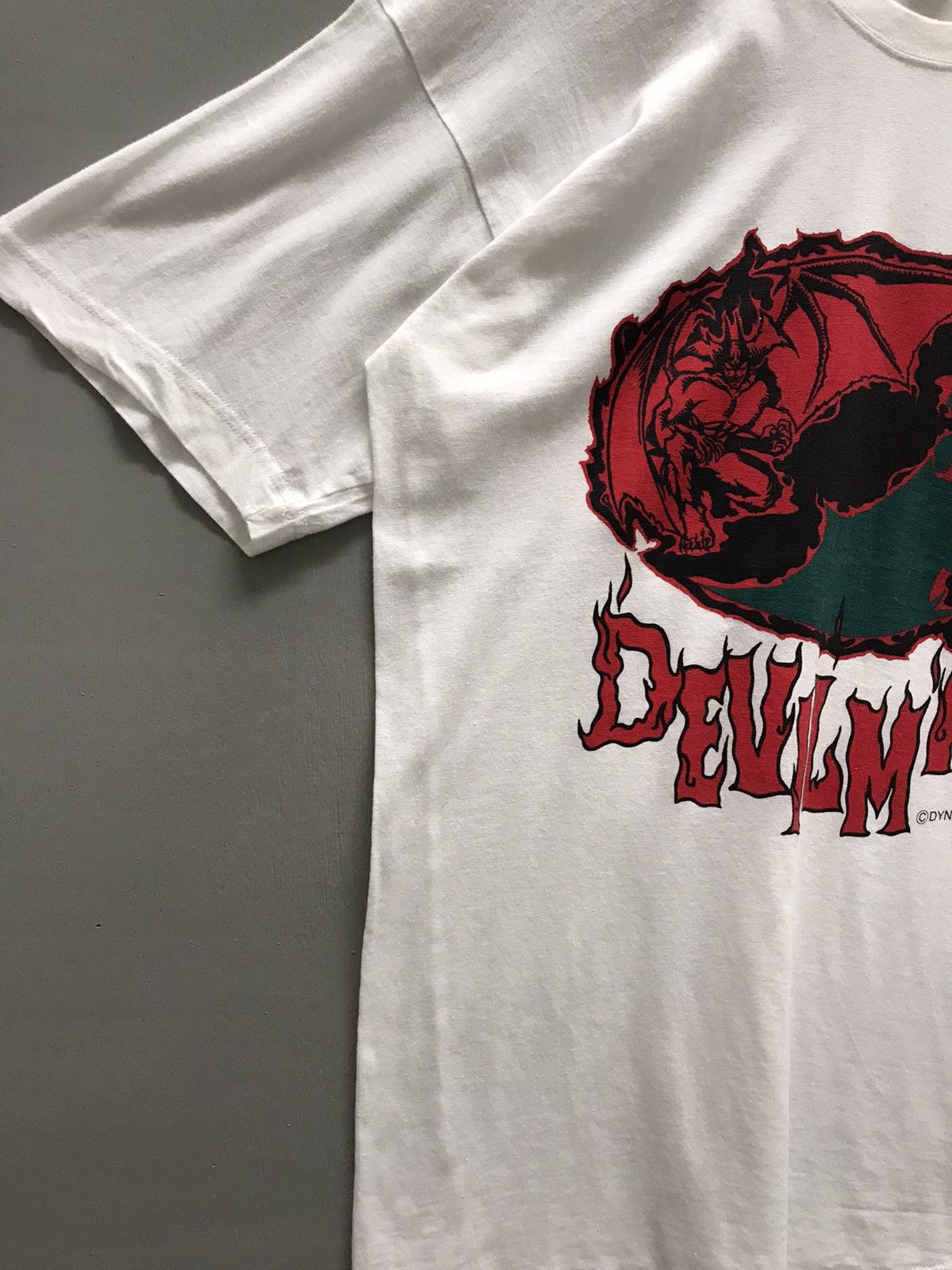 Vintage Vintage 90s Devilman Anime Cartoon Tees Size US M / EU 48-50 / 2 - 2 Thumbnail