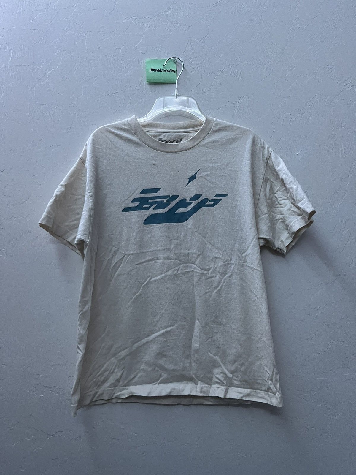 Designer (OG V1) Seaggs® — North Star Logo T-shirt (Cream) Size US L / EU 52-54 / 3 - 2 Thumbnail