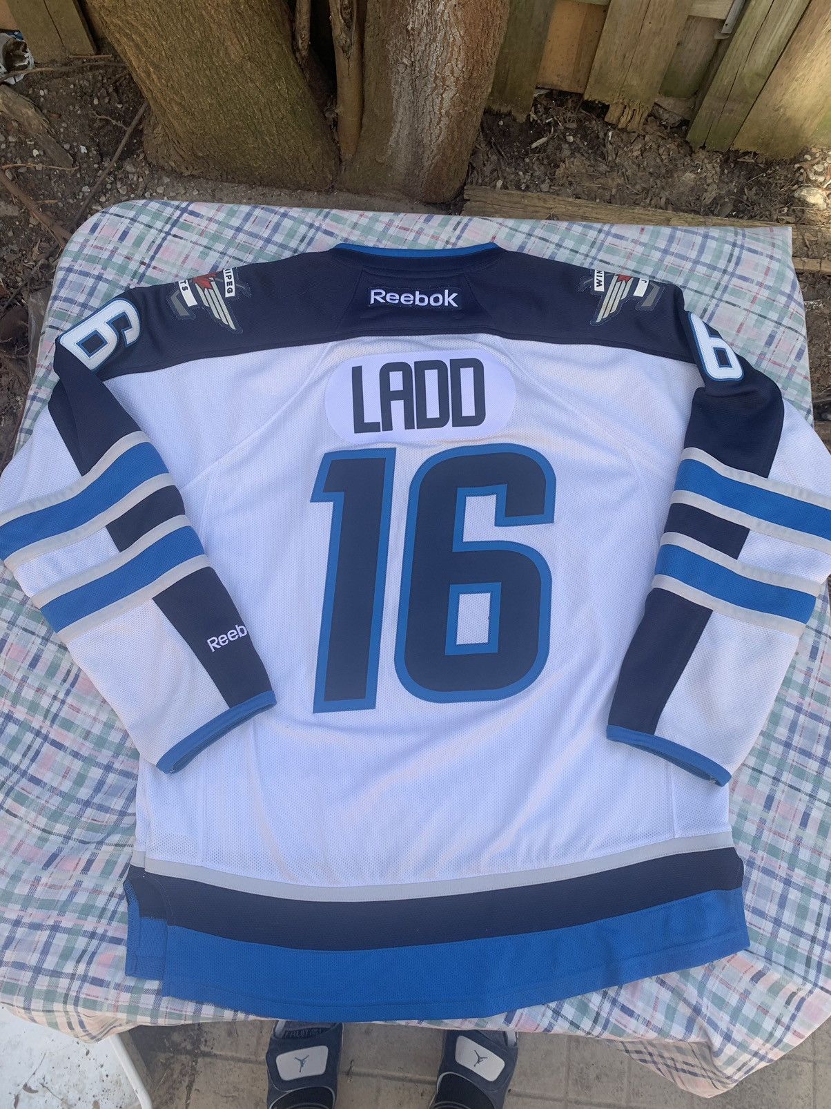 NHL × Reebok Reebok Winnipeg Jets Andrew Ladd NHL Jersey Size US M / EU 48-50 / 2 - 5 Thumbnail