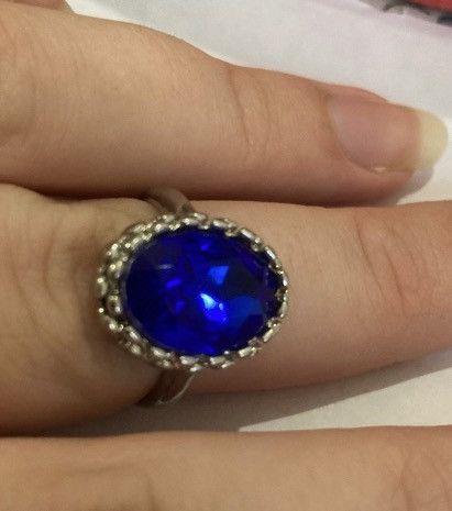 Other Blue gemmed cocktail ring Size ONE SIZE - 3 Thumbnail