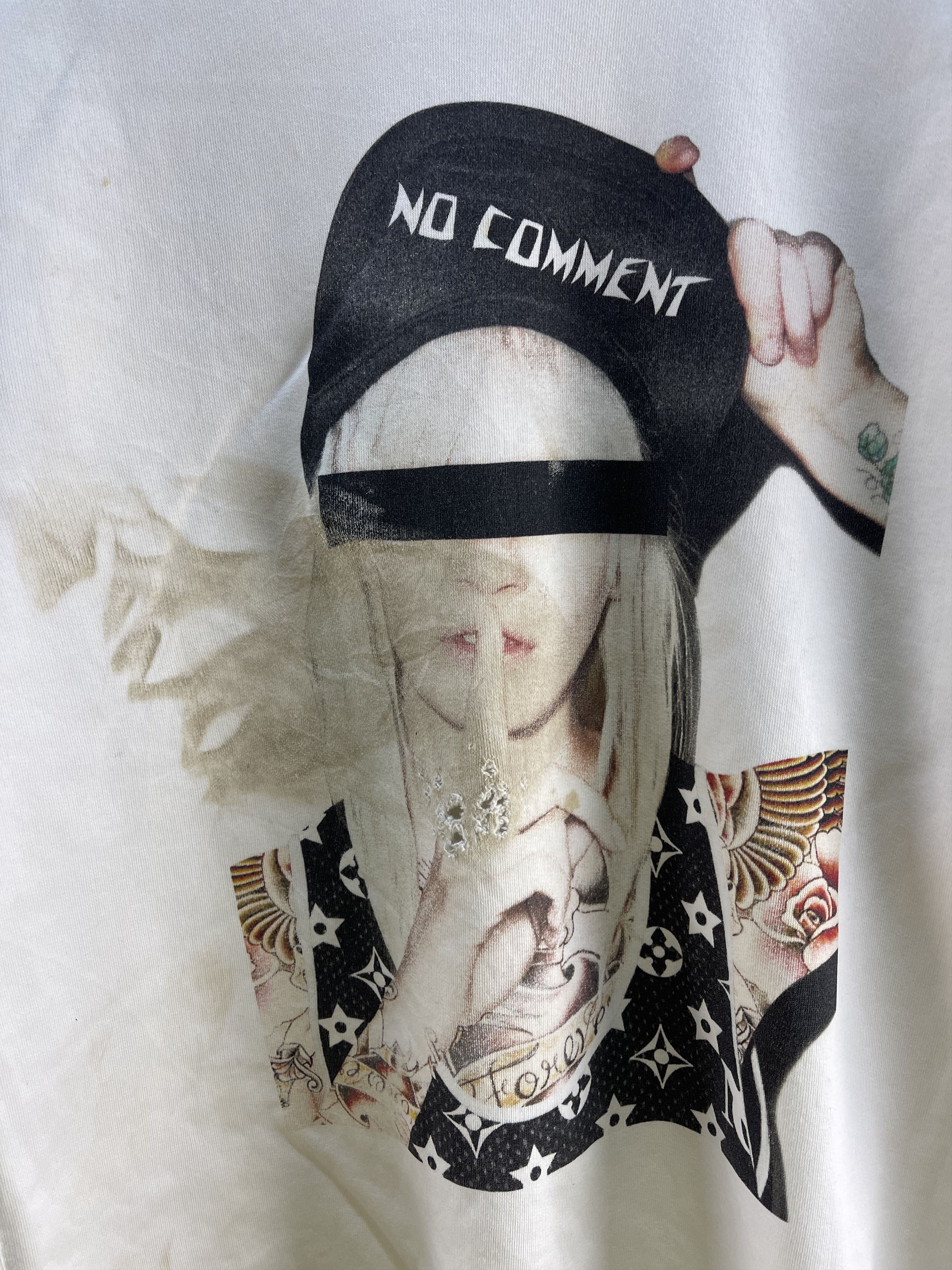 Designer No Comment Paris Sweatshirt Size M / US 6-8 / IT 42-44 - 7 Thumbnail