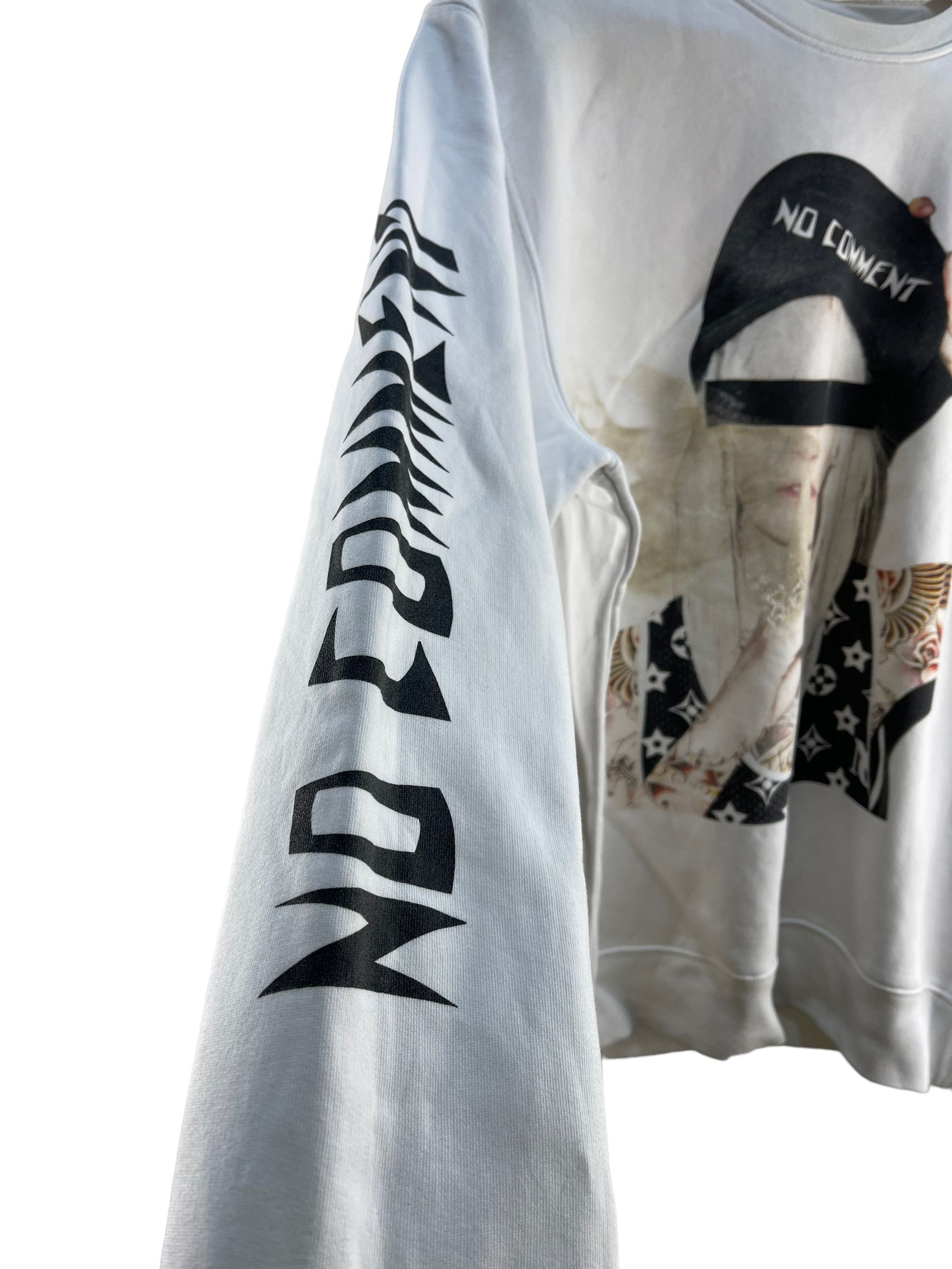 Designer No Comment Paris Sweatshirt Size M / US 6-8 / IT 42-44 - 10 Thumbnail