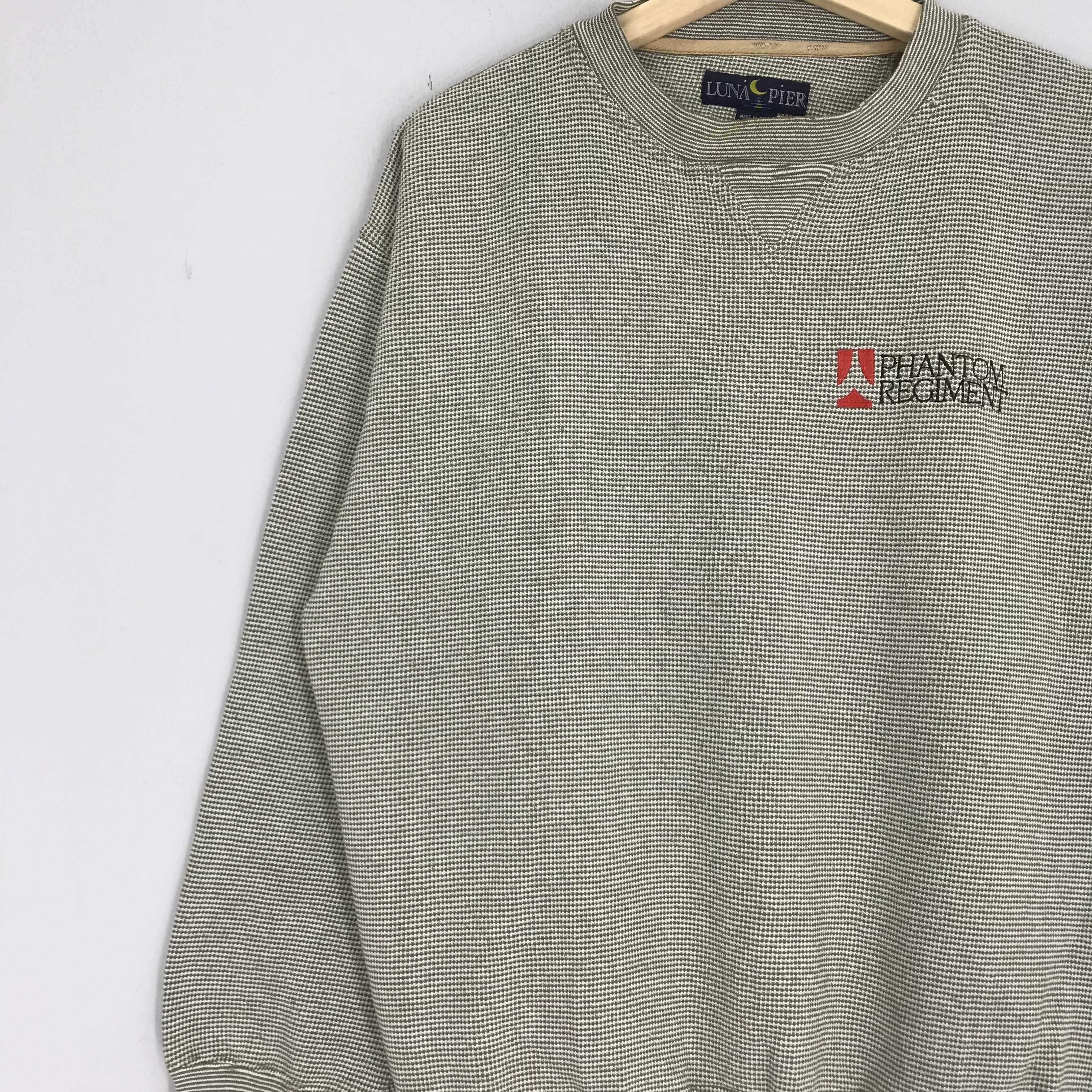 OVER THE STRiPES Vintage Luna Pier Stripes Sweatshirt Luna Pier Streetwear Size US L / EU 52-54 / 3 - 3 Thumbnail