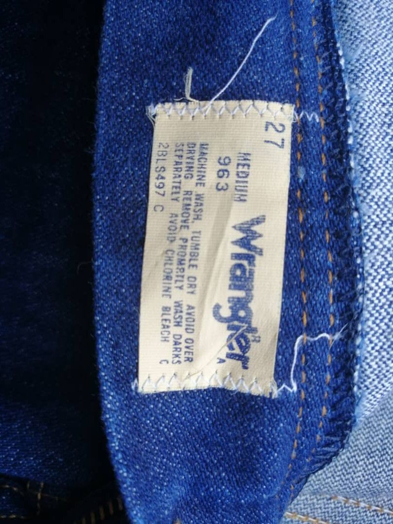 Vintage × Wrangler Vintage Wrangler Jeans Zip Ideal Indigo Denim Size US 27 - 7 Thumbnail