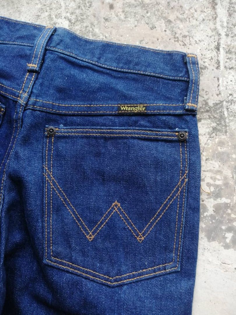 Vintage × Wrangler Vintage Wrangler Jeans Zip Ideal Indigo Denim Size US 27 - 13 Thumbnail