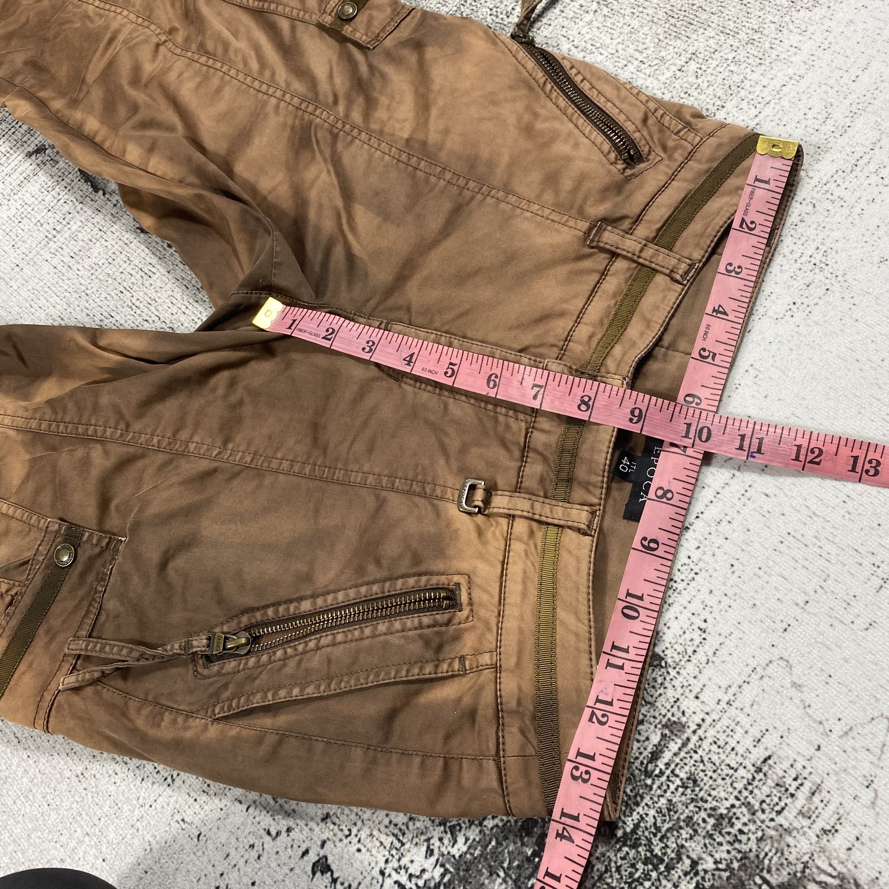 Japanese Brand × Vintage Japanese Rusty Sunfaded Brown Cropped Short Pants -Women Size 27" / US 4 / IT 40 - 10 Thumbnail
