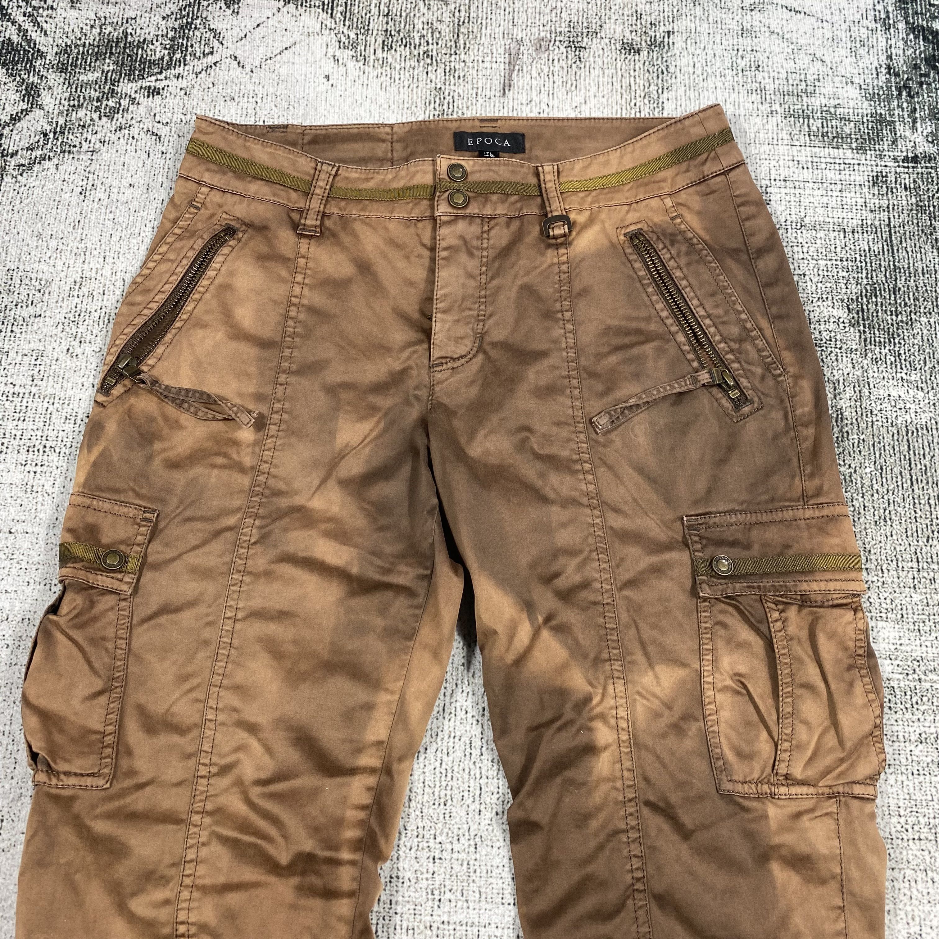 Japanese Brand × Vintage Japanese Rusty Sunfaded Brown Cropped Short Pants -Women Size 27" / US 4 / IT 40 - 2 Thumbnail