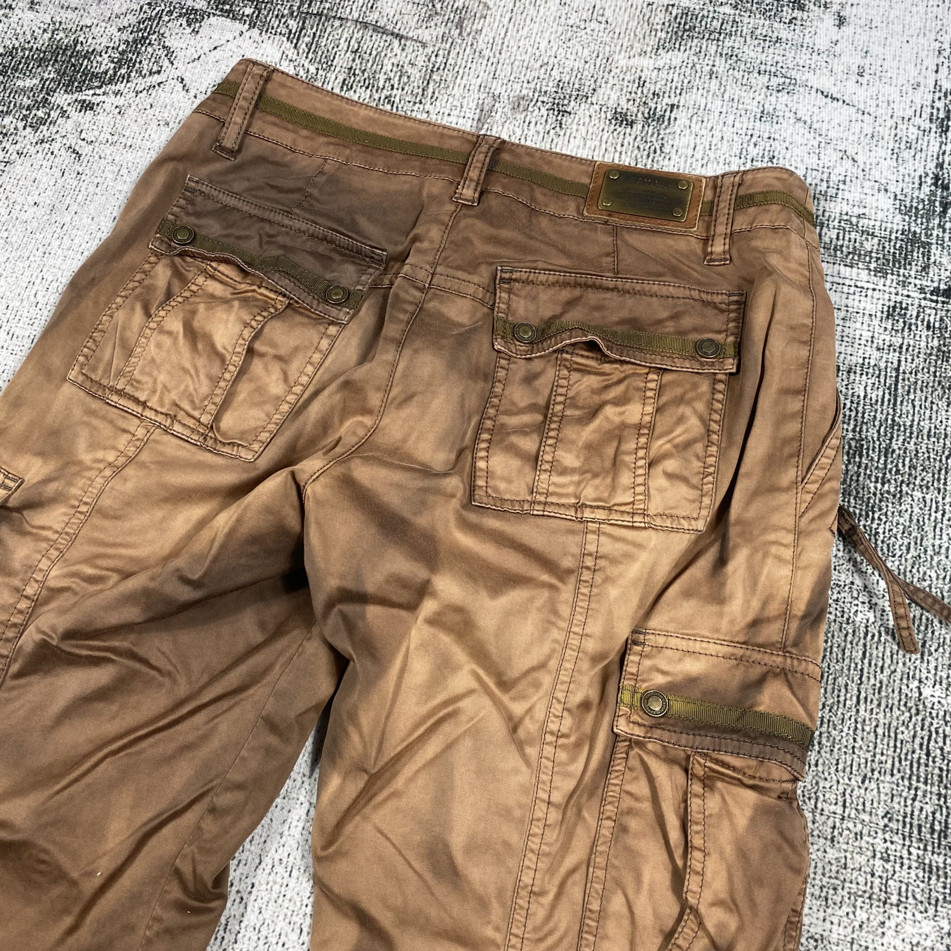 Japanese Brand × Vintage Japanese Rusty Sunfaded Brown Cropped Short Pants -Women Size 27" / US 4 / IT 40 - 9 Thumbnail