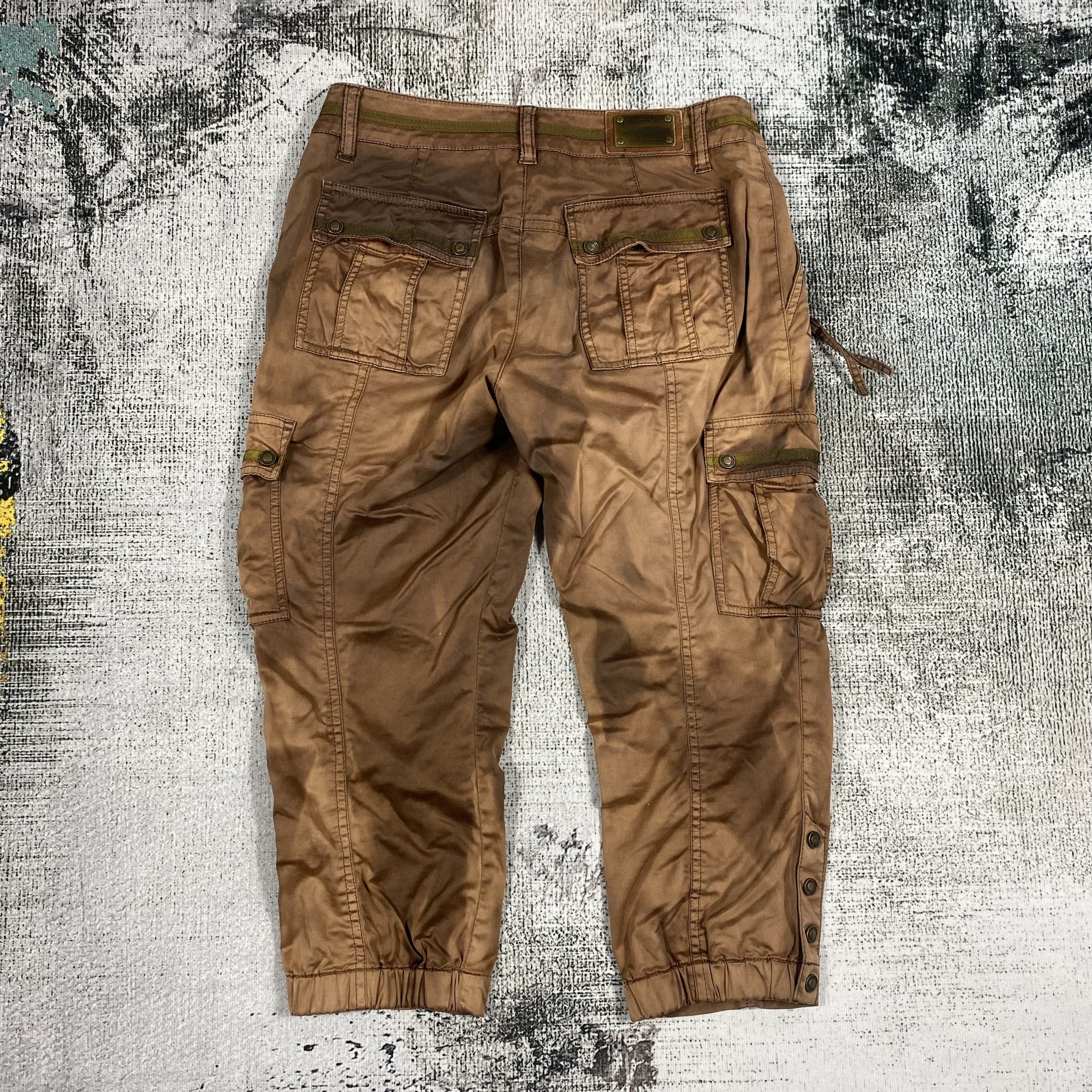 Japanese Brand × Vintage Japanese Rusty Sunfaded Brown Cropped Short Pants -Women Size 27" / US 4 / IT 40 - 7 Thumbnail