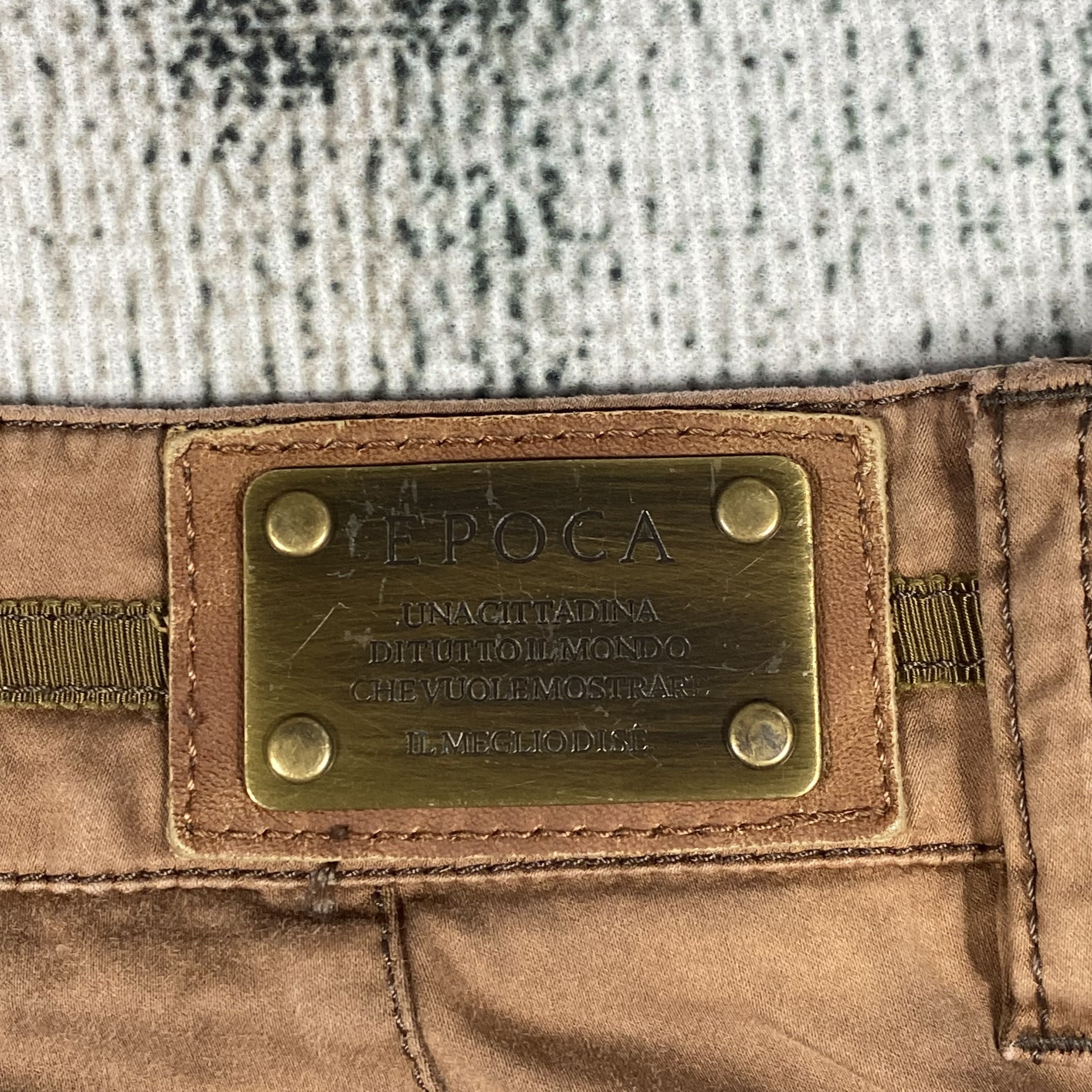 Japanese Brand × Vintage Japanese Rusty Sunfaded Brown Cropped Short Pants -Women Size 27" / US 4 / IT 40 - 8 Thumbnail