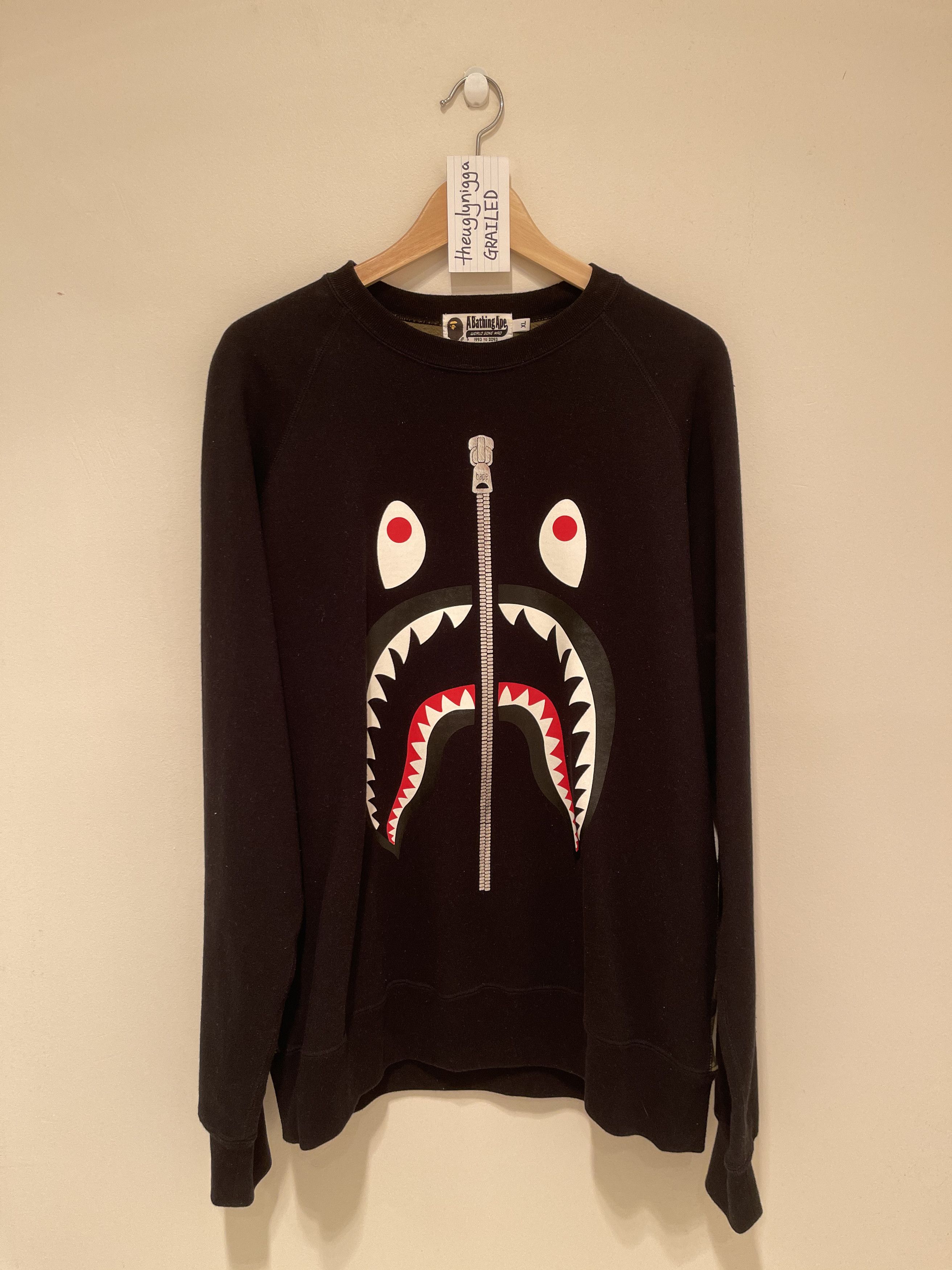 Bape 1st Camo Shark Crewneck Size US XL / EU 56 / 4 - 1 Thumbnail