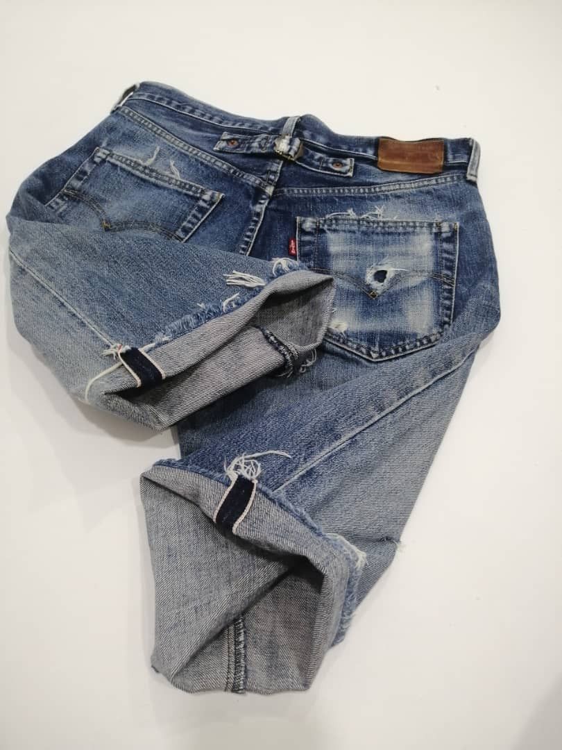 Levi's Vintage Clothing Vintage Levi's Jeans Lot 702xx Distressed Trashed Custom Size US 32 / EU 48 - 12 Thumbnail