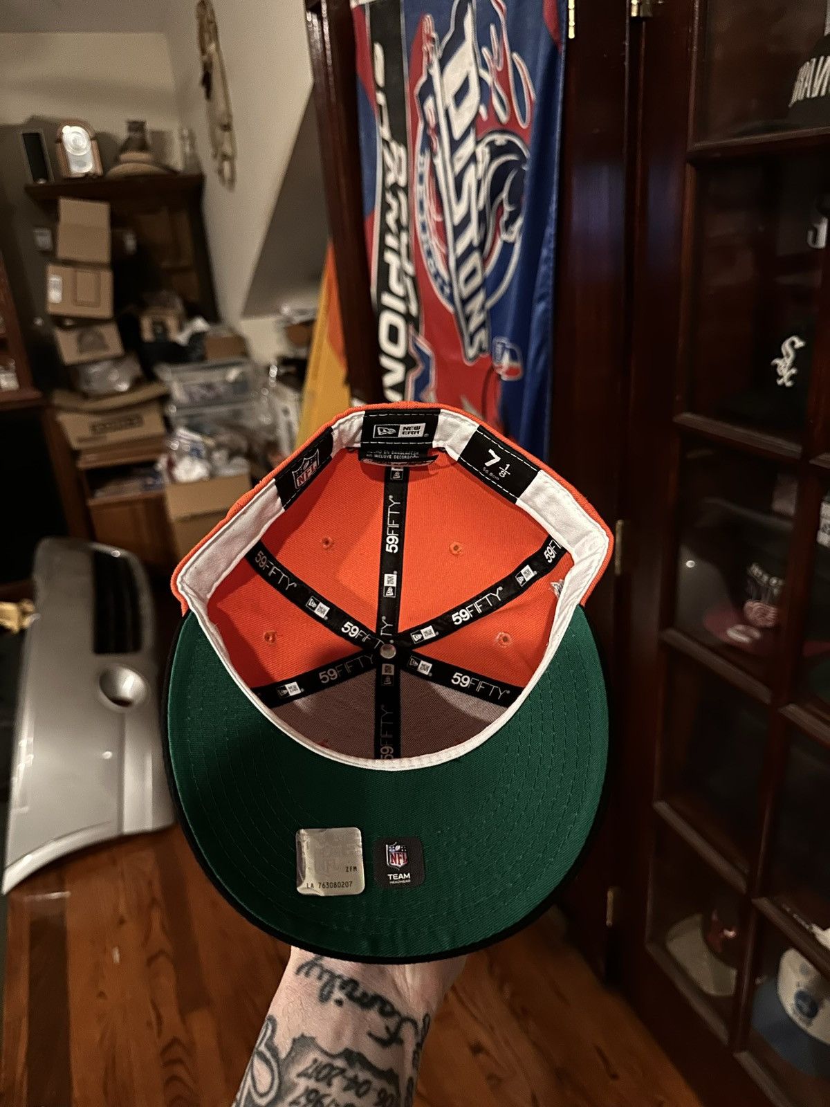 New Era New era 59fifty Detroit Lions 7 1/8 myfitted Size ONE SIZE - 4 Thumbnail