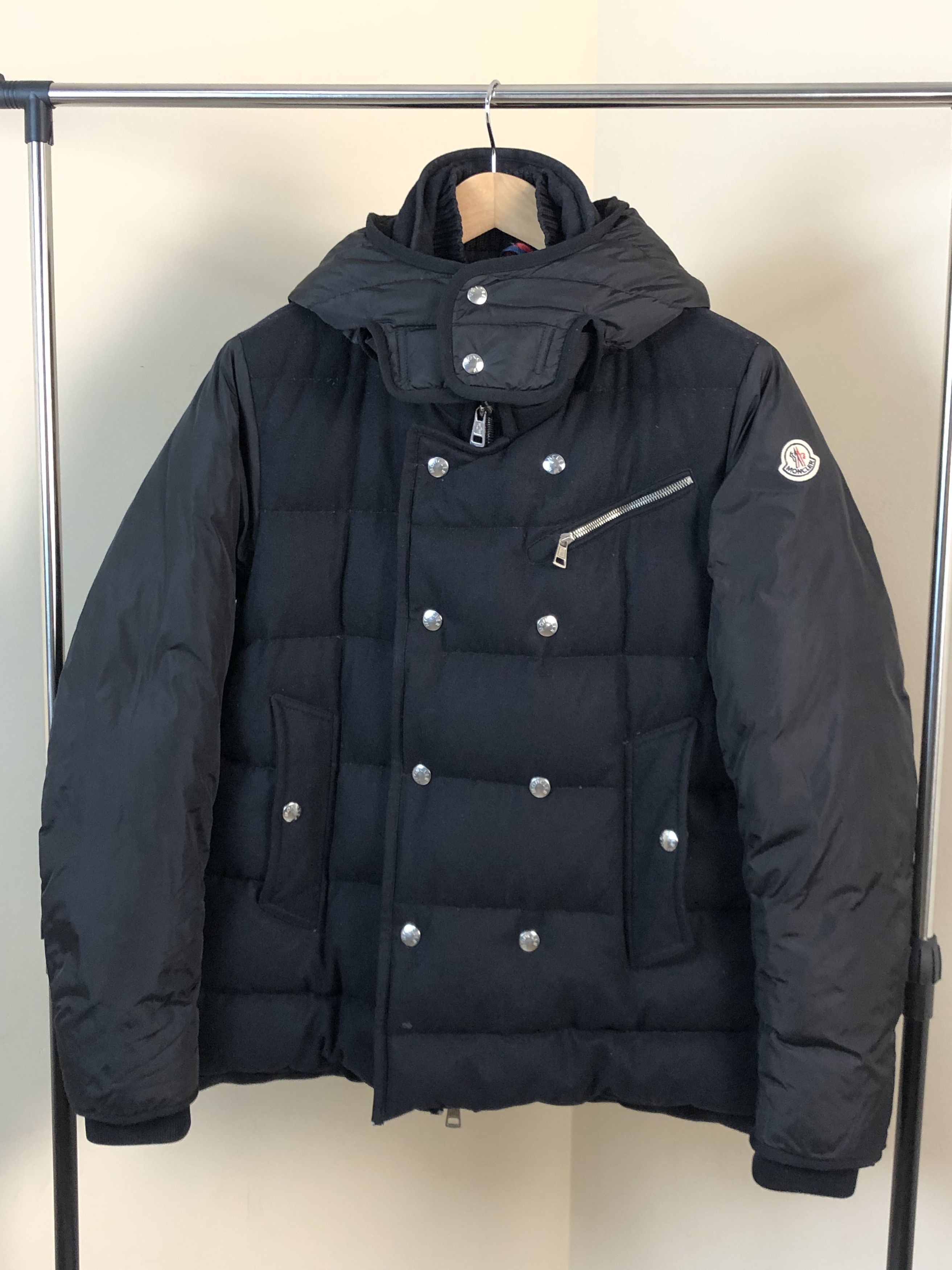 Moncler Moncler Lucien Giubbotto puffer hooded jacket | Grailed