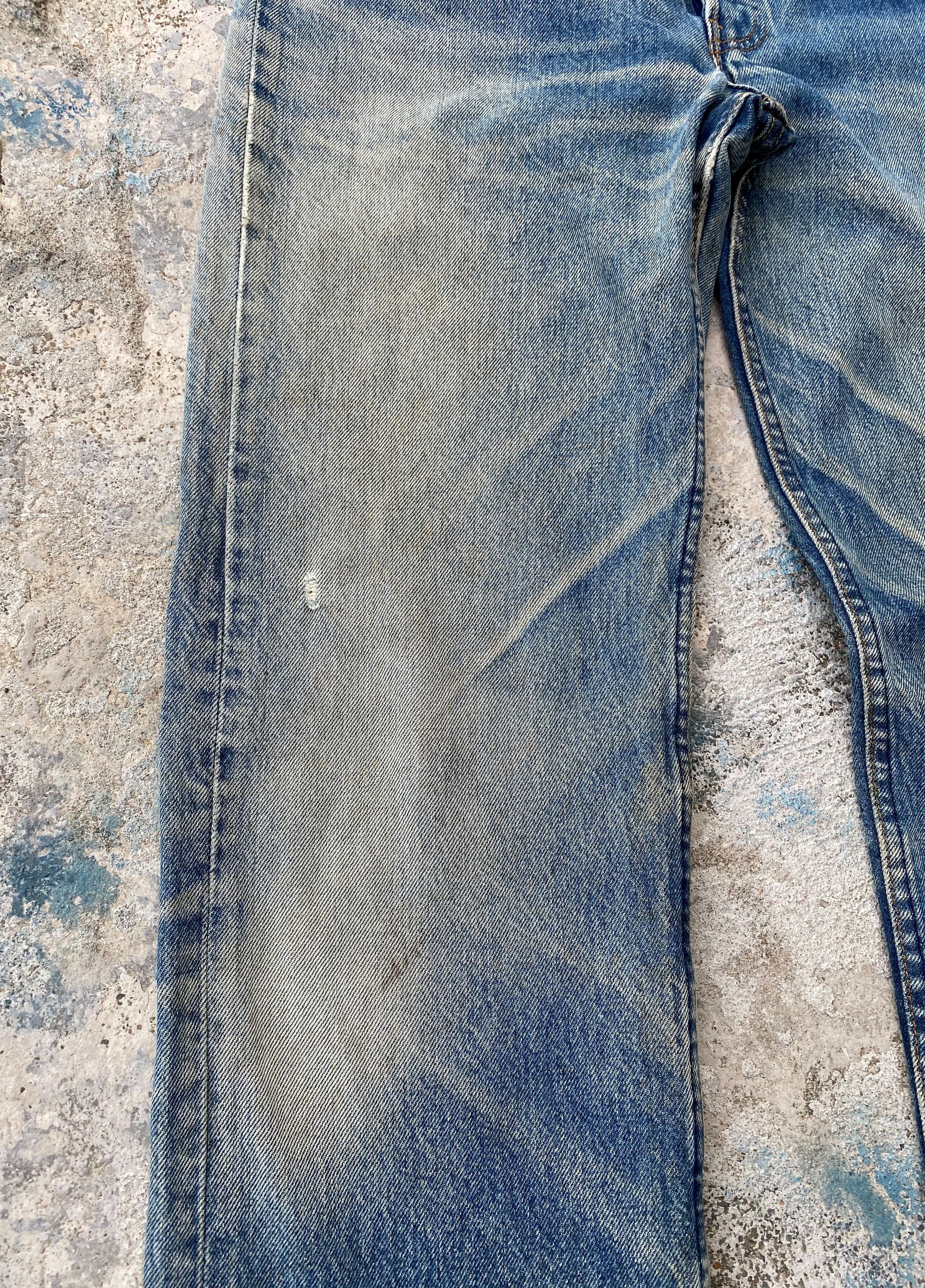Levi's Vintage Clothing RARE🔥Levi's Vintage 501 Rusty Dirty Distressed Denim Size US 29 - 5 Thumbnail