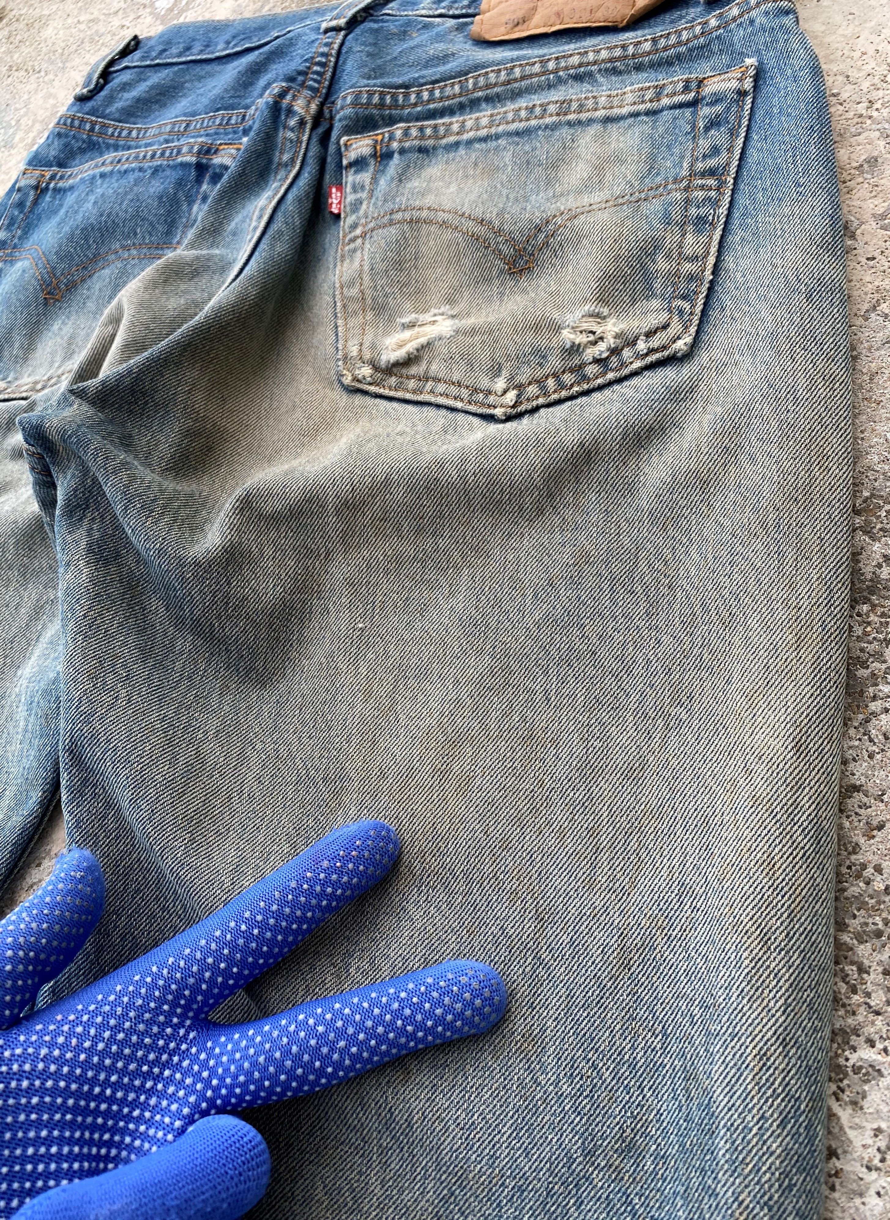 Levi's Vintage Clothing RARE🔥Levi's Vintage 501 Rusty Dirty Distressed Denim Size US 29 - 17 Thumbnail