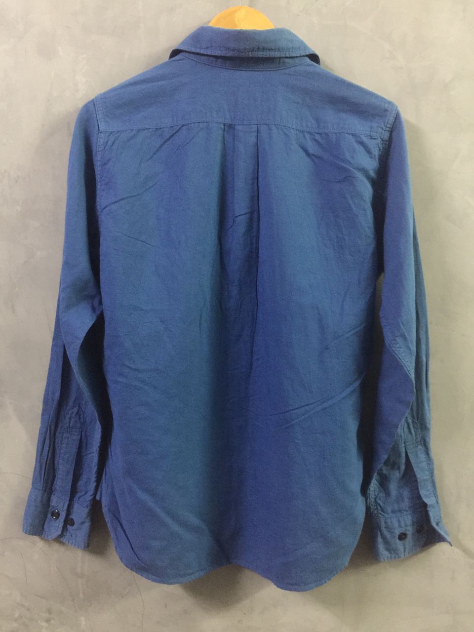 OMNIGOD OMNIGOD - Indigo Blue Button Up Cotton Shirt Size US S / EU 44-46 / 1 - 5 Thumbnail