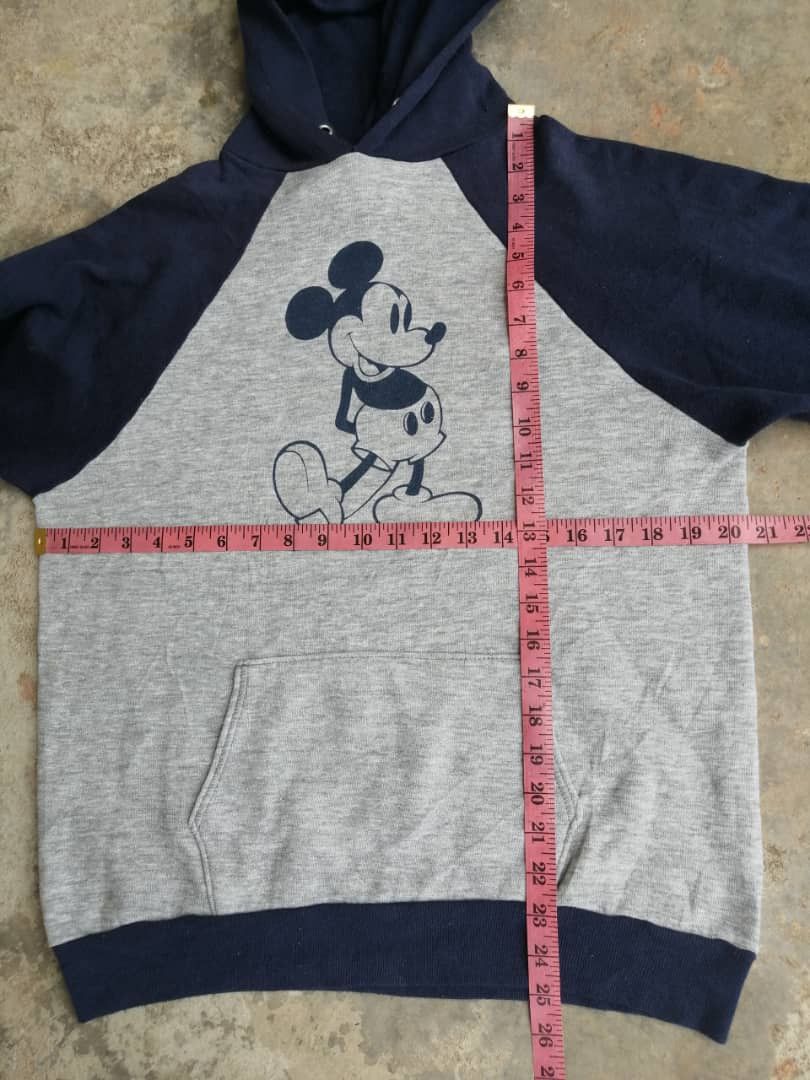 Cartoon Network × Mickey Mouse × Vintage Vintage 80s Mickey Mouse Hoodies Made In Usa Size US L / EU 52-54 / 3 - 12 Thumbnail