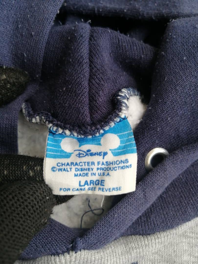 Cartoon Network × Mickey Mouse × Vintage Vintage 80s Mickey Mouse Hoodies Made In Usa Size US L / EU 52-54 / 3 - 7 Thumbnail