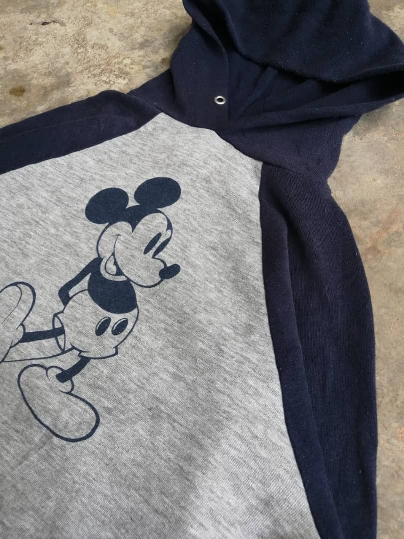 Cartoon Network × Mickey Mouse × Vintage Vintage 80s Mickey Mouse Hoodies Made In Usa Size US L / EU 52-54 / 3 - 4 Thumbnail