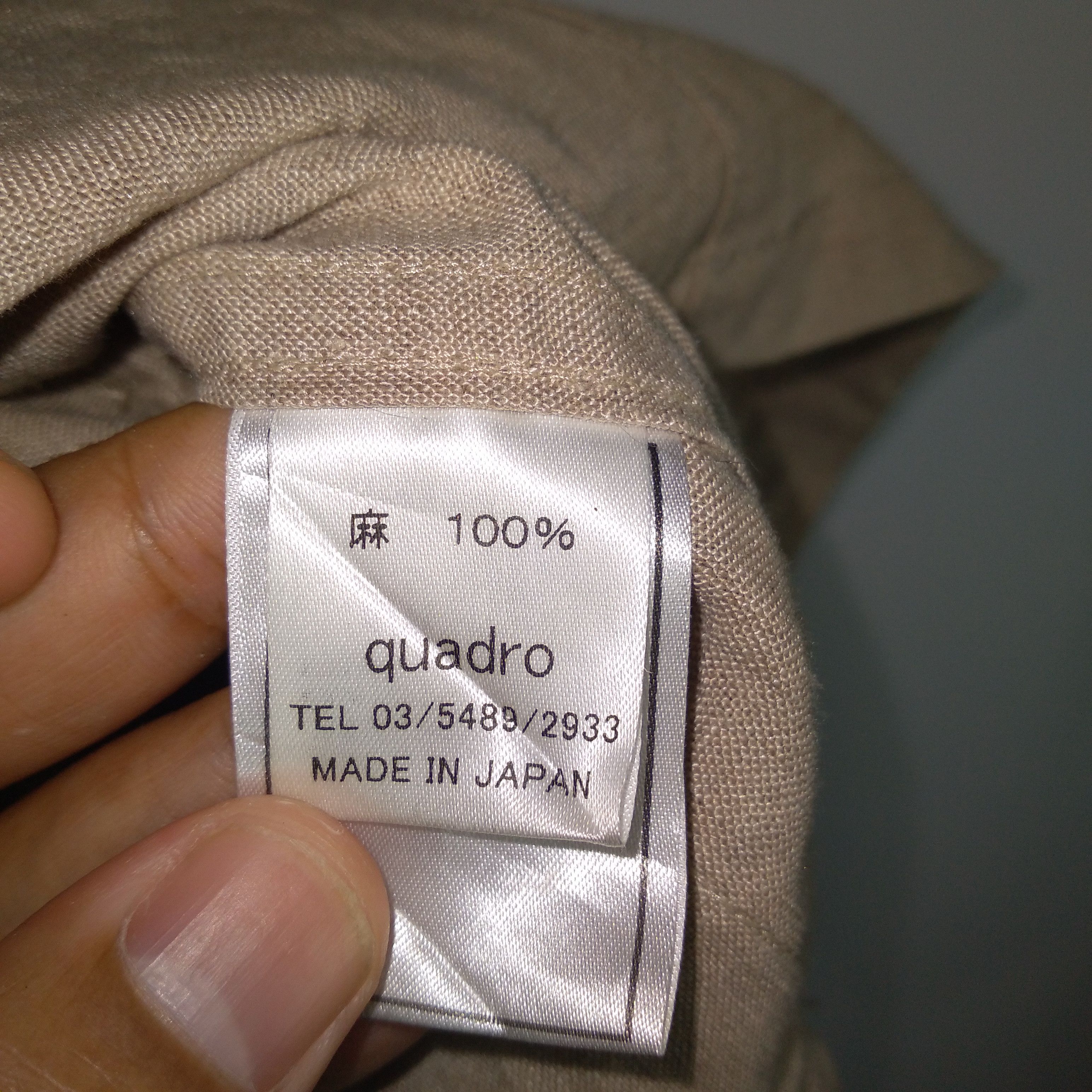 Japanese Brand × Vintage Japanese Brand Quadro Half Buttons Outdoor Stylish Jacket Size US S / EU 44-46 / 1 - 11 Thumbnail