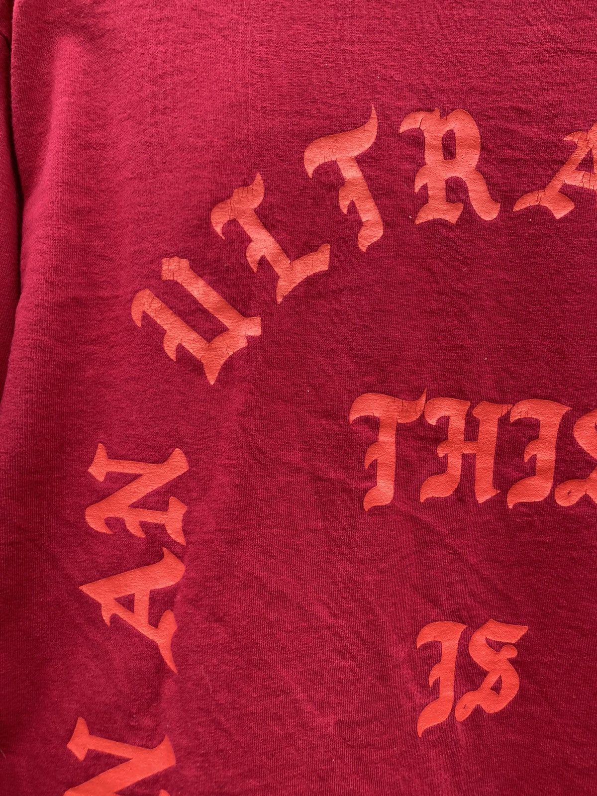 Band Tees × Kanye West I Feel Like Pablo red long sleeve shirt Kayne West Size US M / EU 48-50 / 2 - 8 Thumbnail