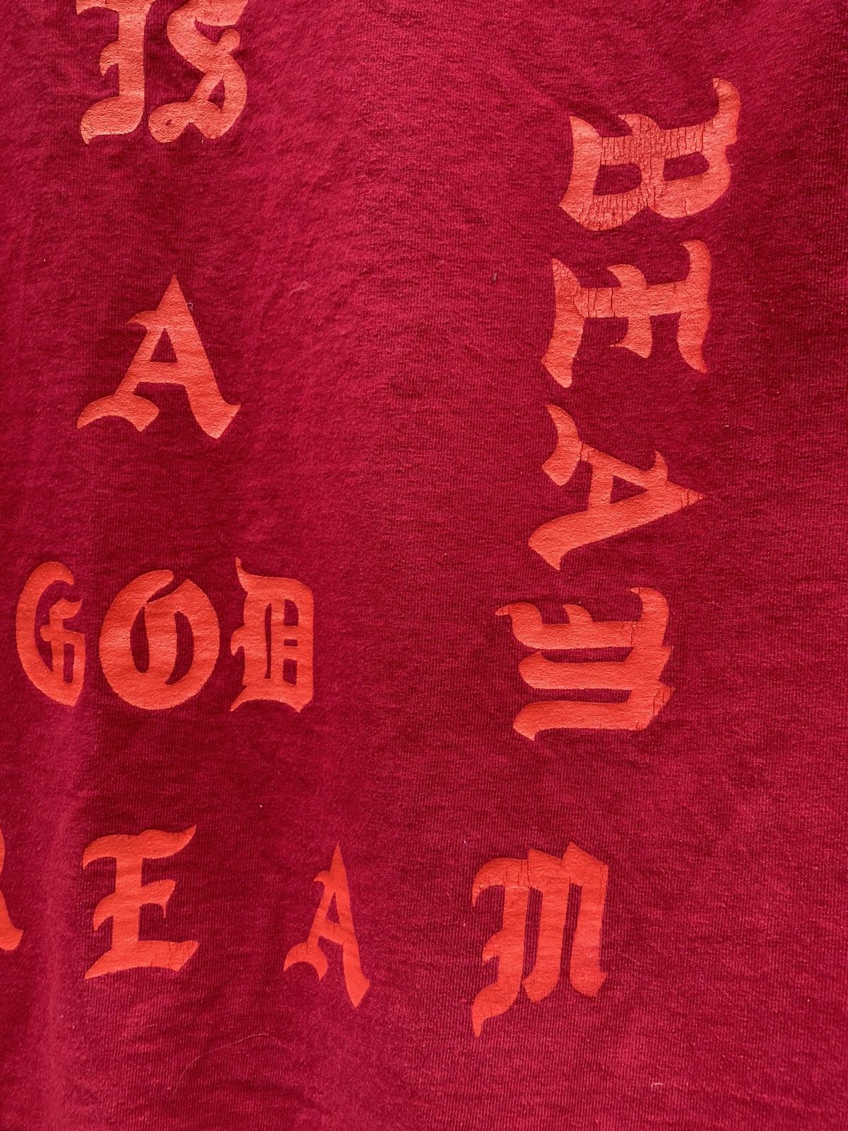 Band Tees × Kanye West I Feel Like Pablo red long sleeve shirt Kayne West Size US M / EU 48-50 / 2 - 10 Thumbnail