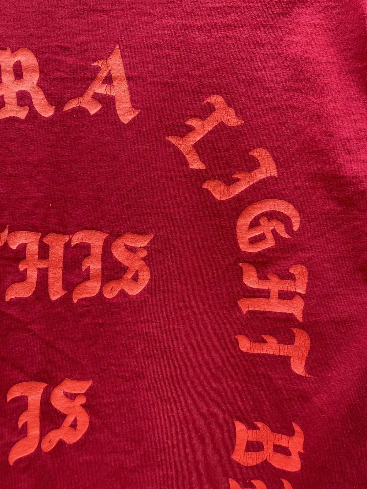 Band Tees × Kanye West I Feel Like Pablo red long sleeve shirt Kayne West Size US M / EU 48-50 / 2 - 9 Thumbnail