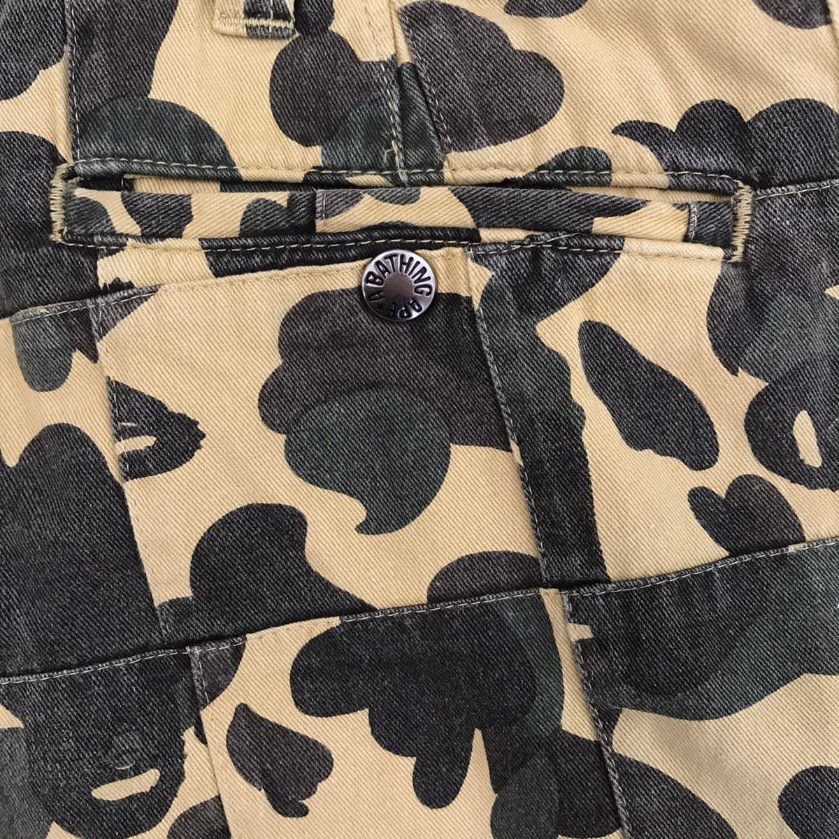 Bape BAPE Patchwork 1st camo yellow shorts a bathing ape ★size S Size US 30 / EU 46 - 5 Thumbnail