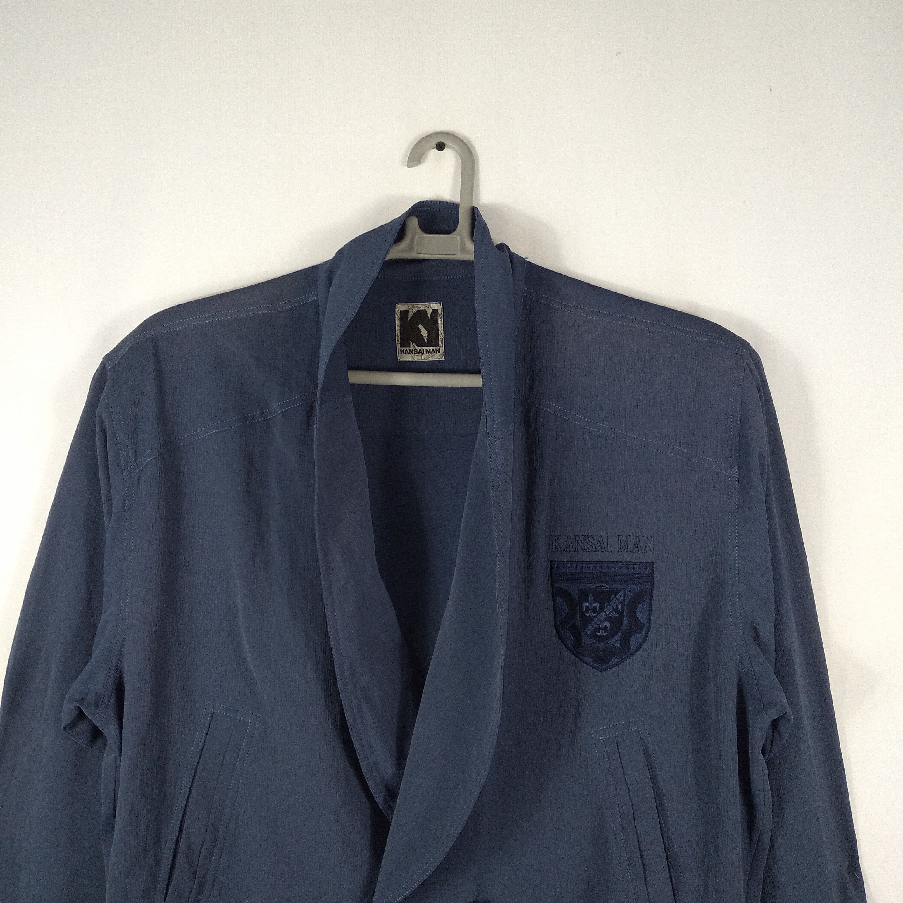 Designer × Kansai Yamamoto × Vintage 🔥Rare🔥NOS UNWORM Kansai Yamamoto Avant Garde Silk Jacket Size US L / EU 52-54 / 3 - 4 Thumbnail