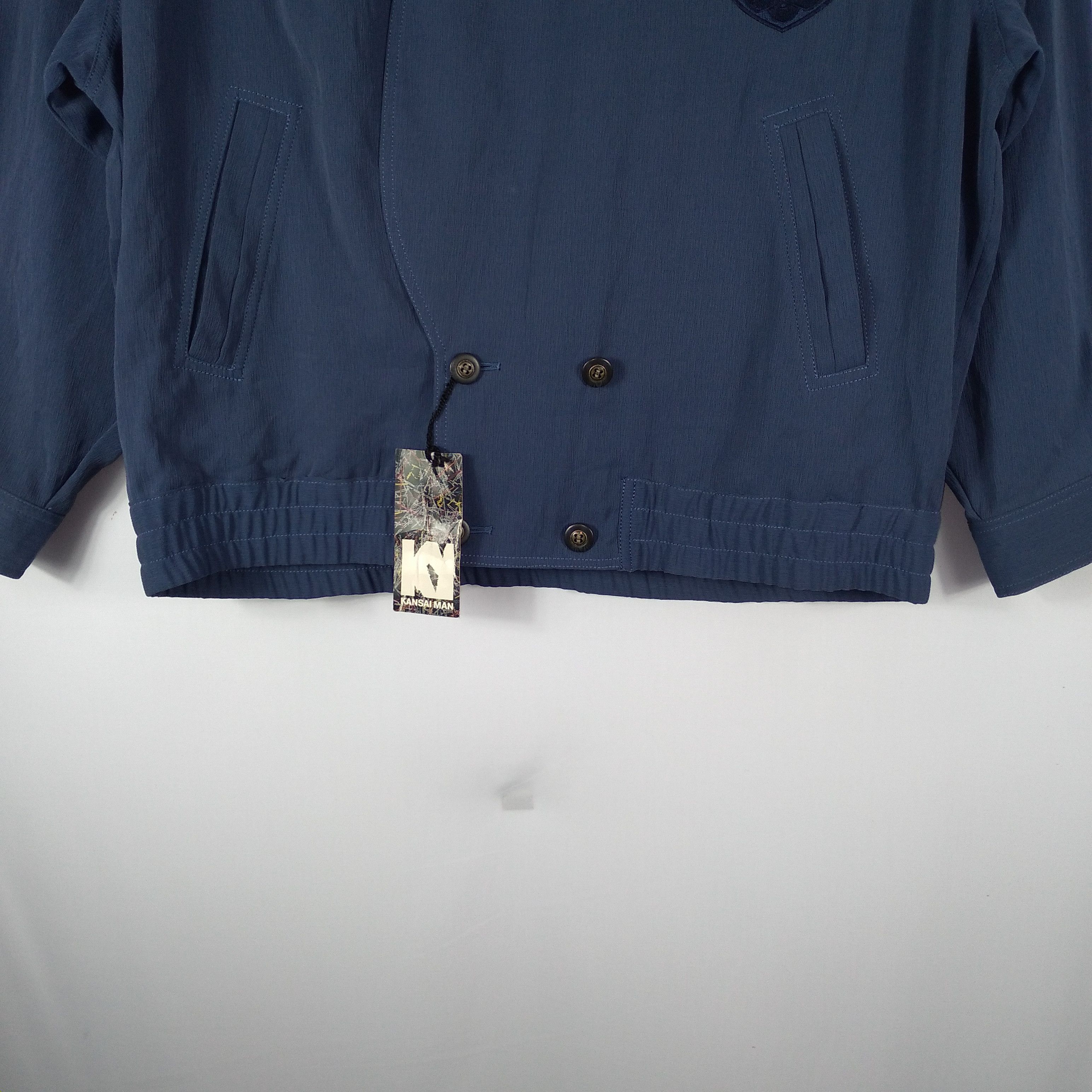 Designer × Kansai Yamamoto × Vintage 🔥Rare🔥NOS UNWORM Kansai Yamamoto Avant Garde Silk Jacket Size US L / EU 52-54 / 3 - 3 Thumbnail