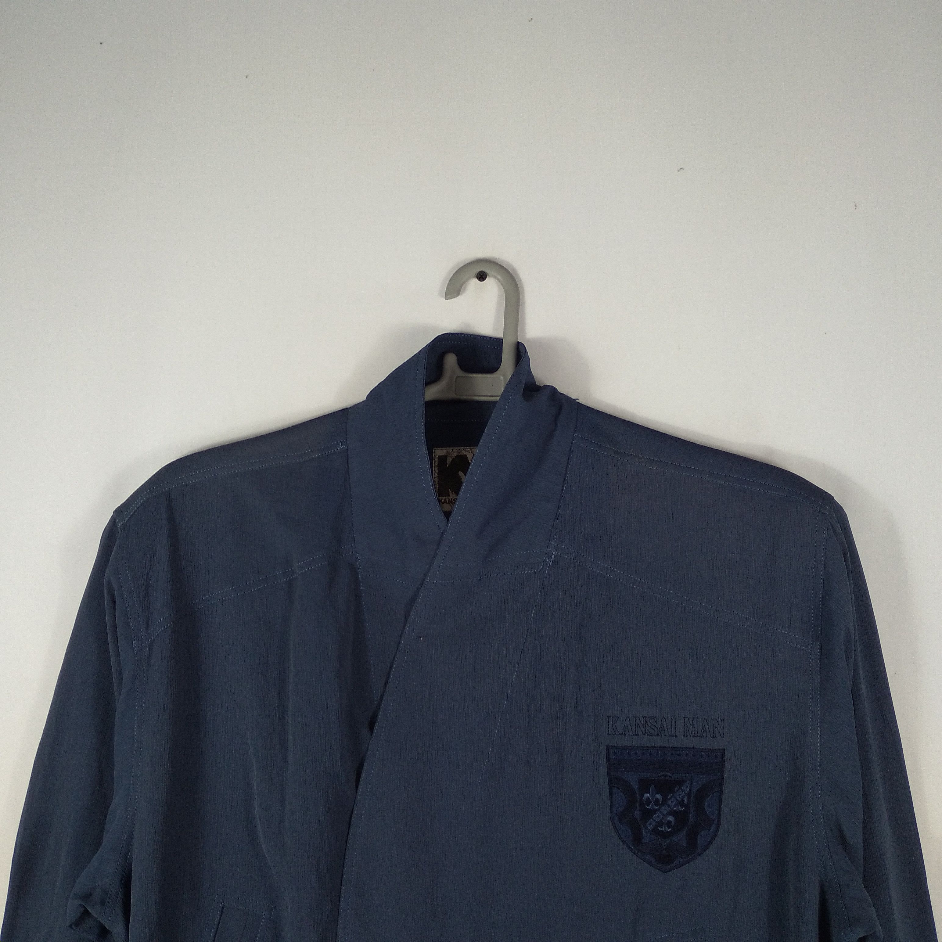 Designer × Kansai Yamamoto × Vintage 🔥Rare🔥NOS UNWORM Kansai Yamamoto Avant Garde Silk Jacket Size US L / EU 52-54 / 3 - 2 Thumbnail