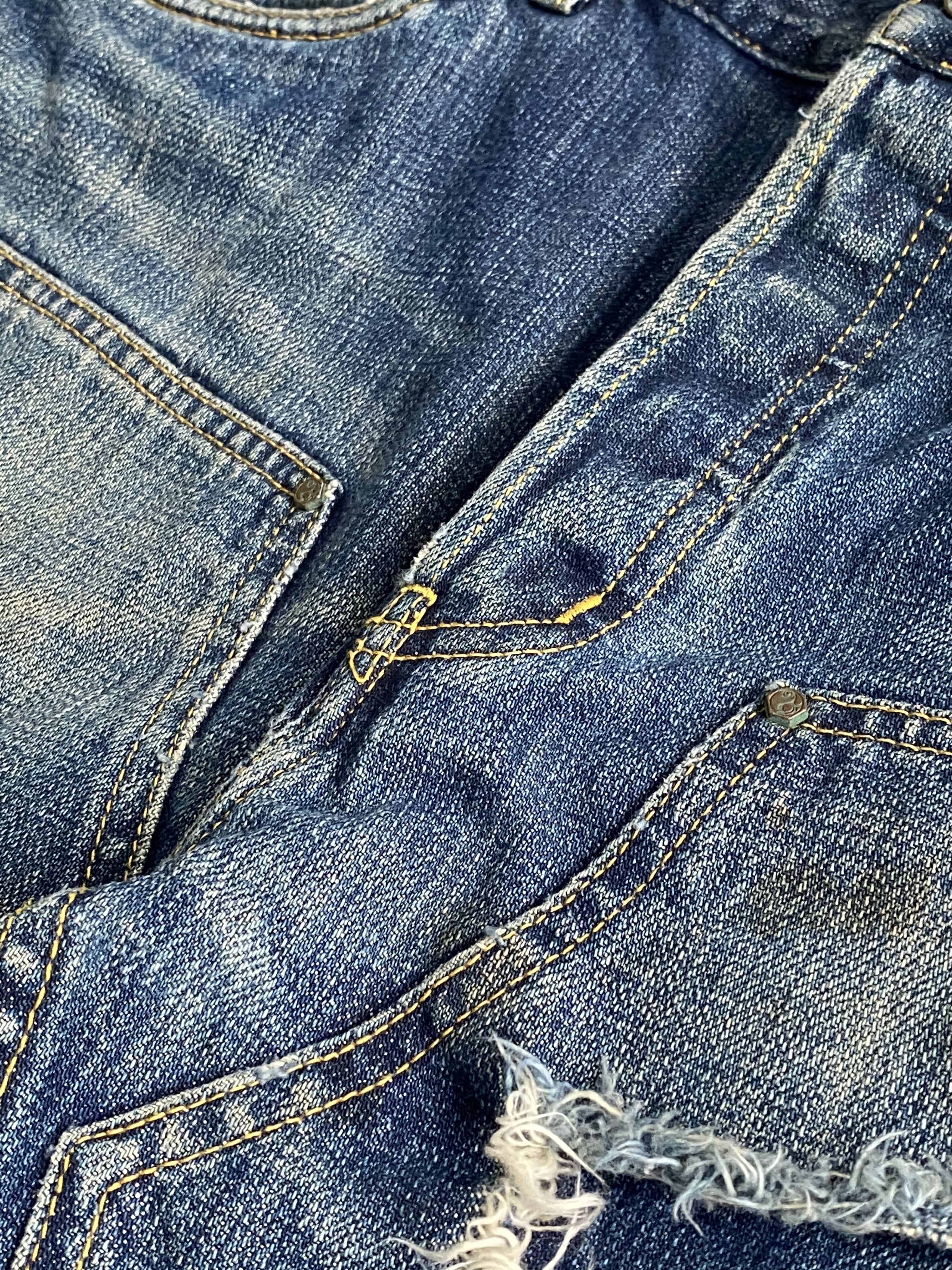 Japanese Brand × Vintage Japanese Kelen Double Knee Rusty Wash Distressed Denim Size US 32 / EU 48 - 8 Thumbnail