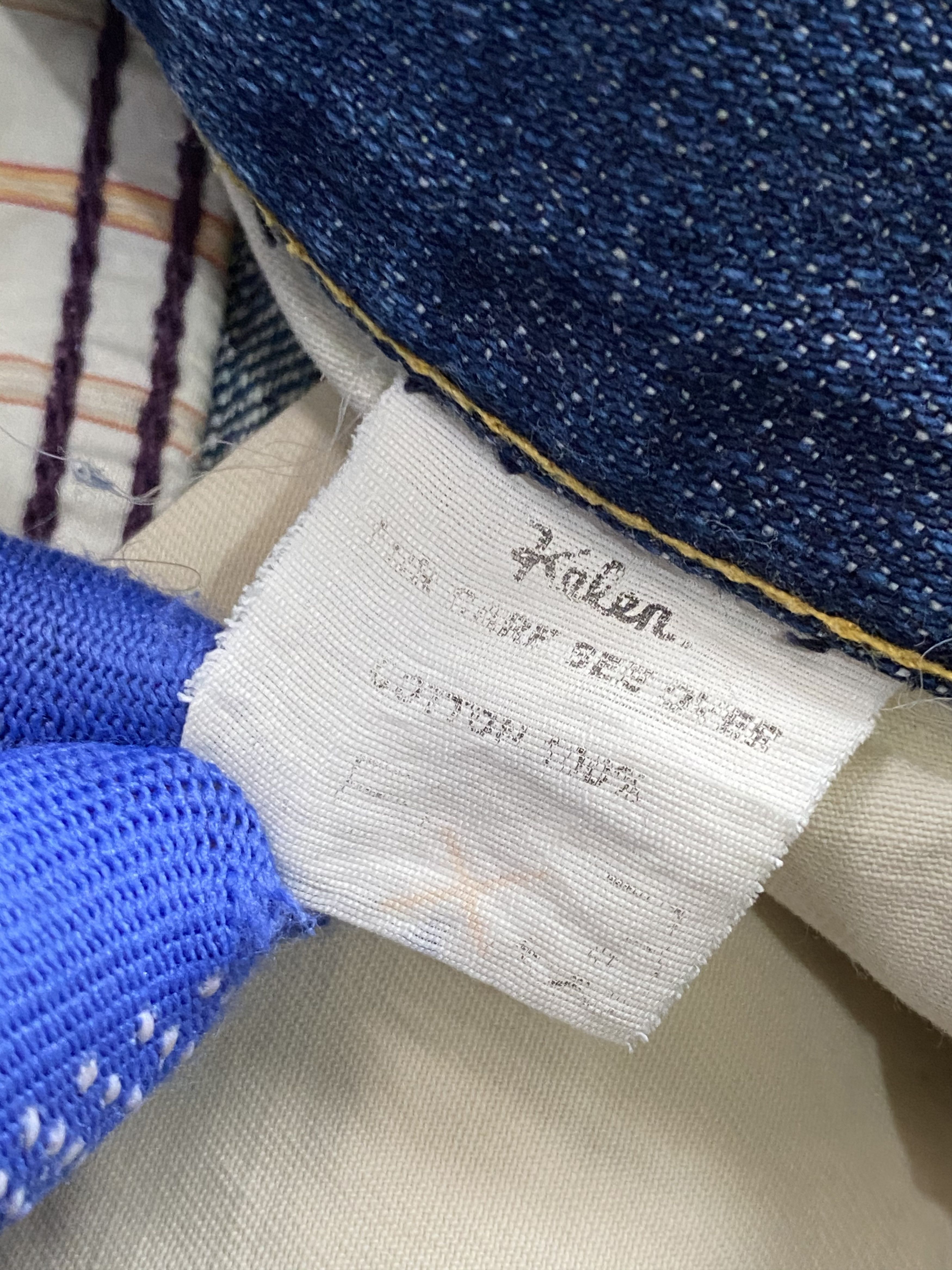Japanese Brand × Vintage Japanese Kelen Double Knee Rusty Wash Distressed Denim Size US 32 / EU 48 - 11 Thumbnail