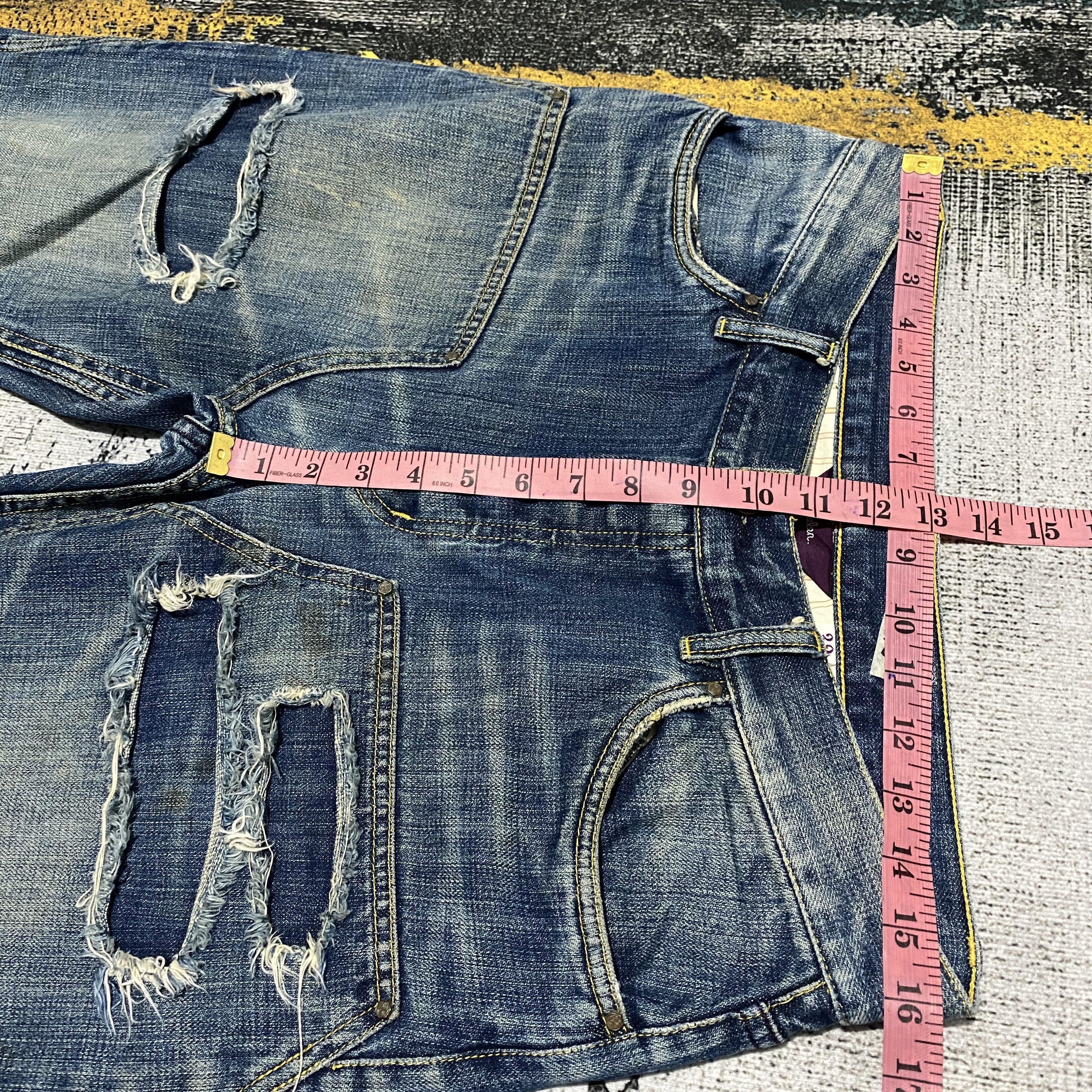 Japanese Brand × Vintage Japanese Kelen Double Knee Rusty Wash Distressed Denim Size US 32 / EU 48 - 17 Thumbnail