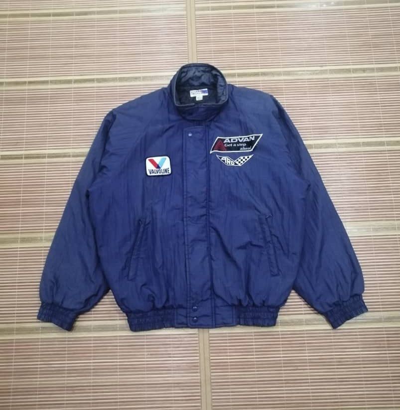 Vintage Vintage Sizuka Circuitland ARC Bomber Jacket Sunfaded Size US L / EU 52-54 / 3 - 1 Thumbnail