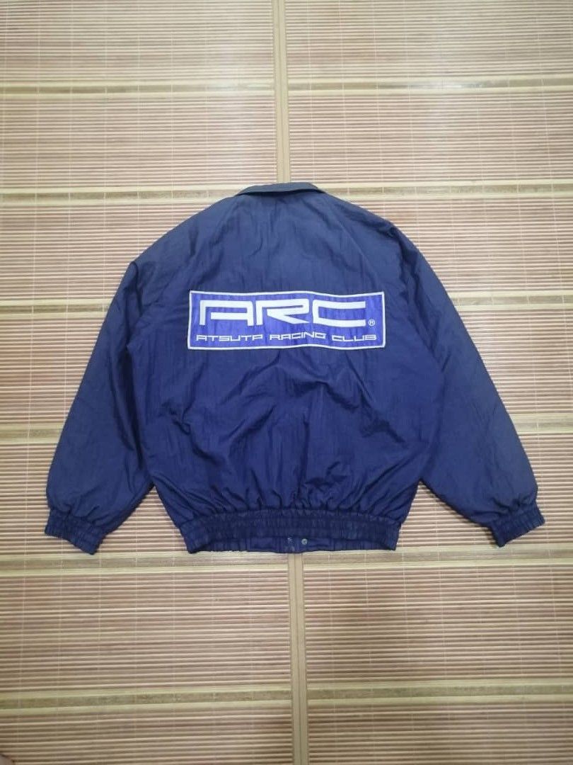 Vintage Vintage Sizuka Circuitland ARC Bomber Jacket Sunfaded Size US L / EU 52-54 / 3 - 2 Thumbnail