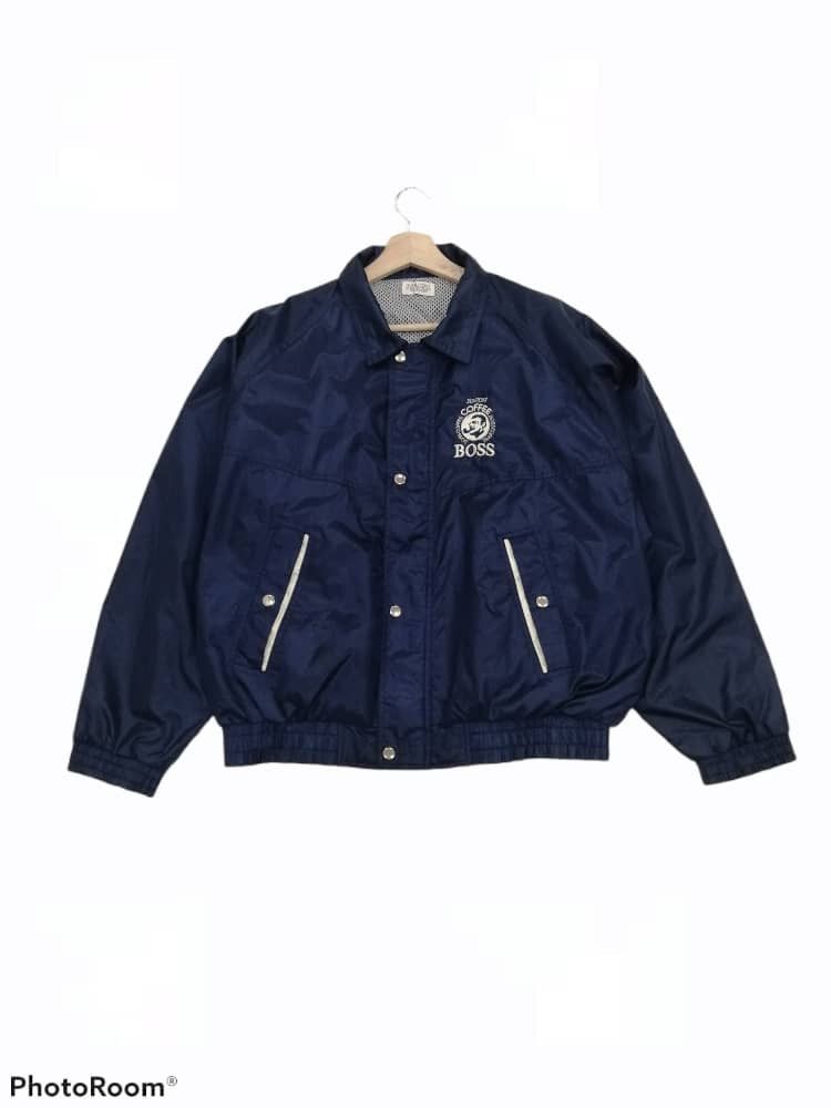 Vintage Vintage Suntory Boss Coffee Light Bomber Jackets Size US XL / EU 56 / 4 - 1 Thumbnail