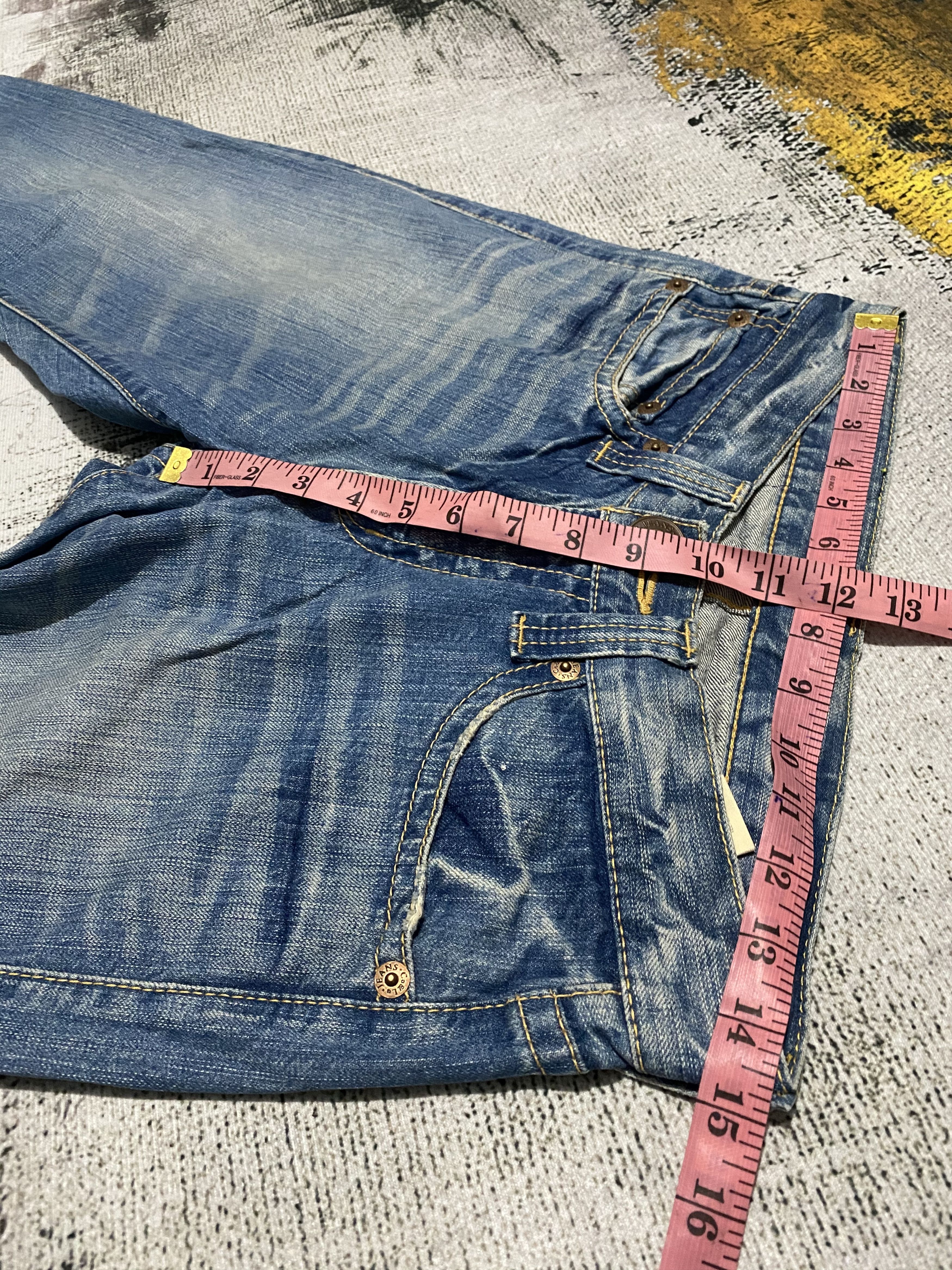 Japanese Brand × Vintage Light Blue Wash Vintage Spell Out Co&Lu Japanese Denims Size 28" / US 6 / IT 42 - 14 Thumbnail