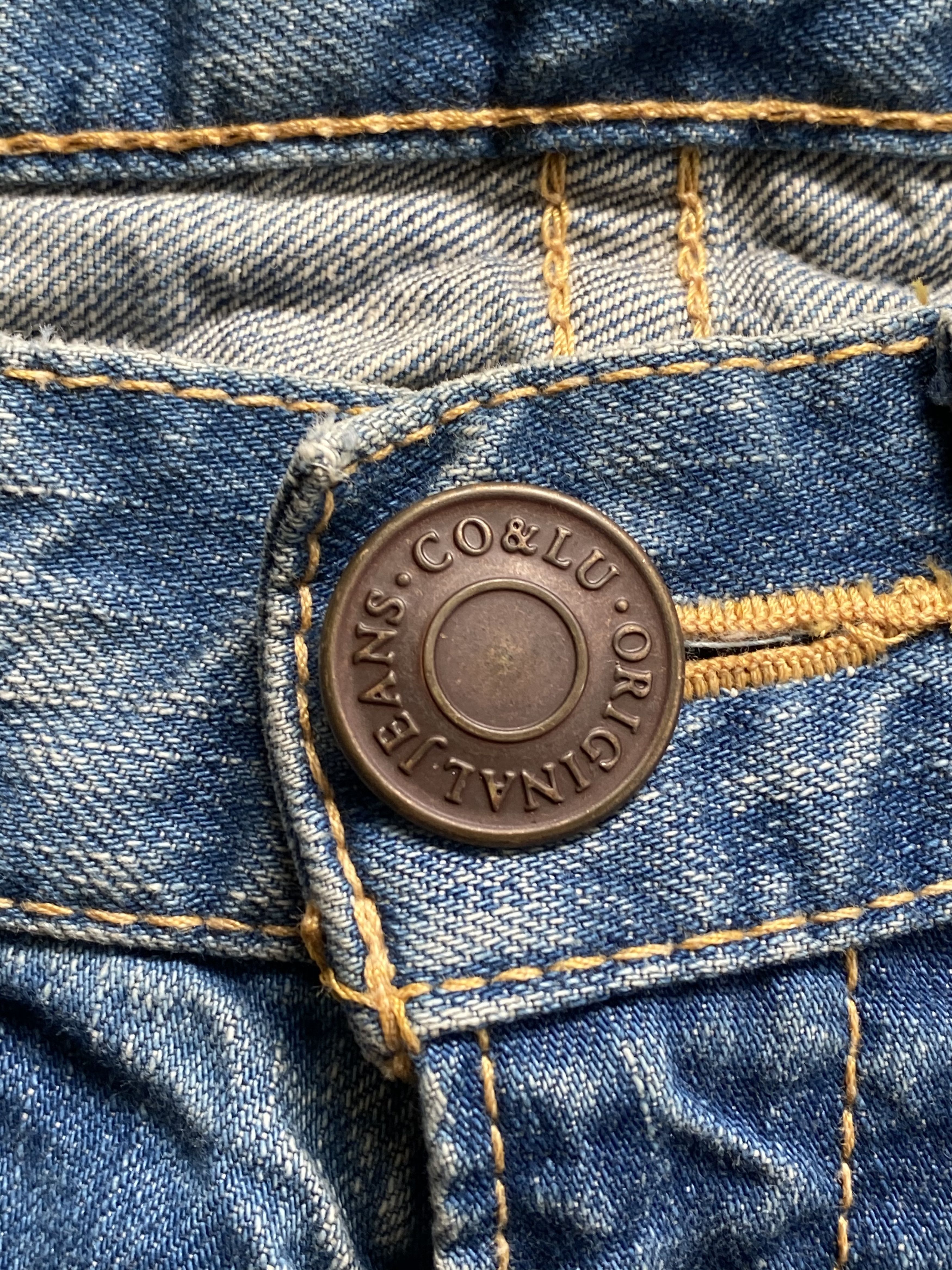 Japanese Brand × Vintage Light Blue Wash Vintage Spell Out Co&Lu Japanese Denims Size 28" / US 6 / IT 42 - 9 Thumbnail