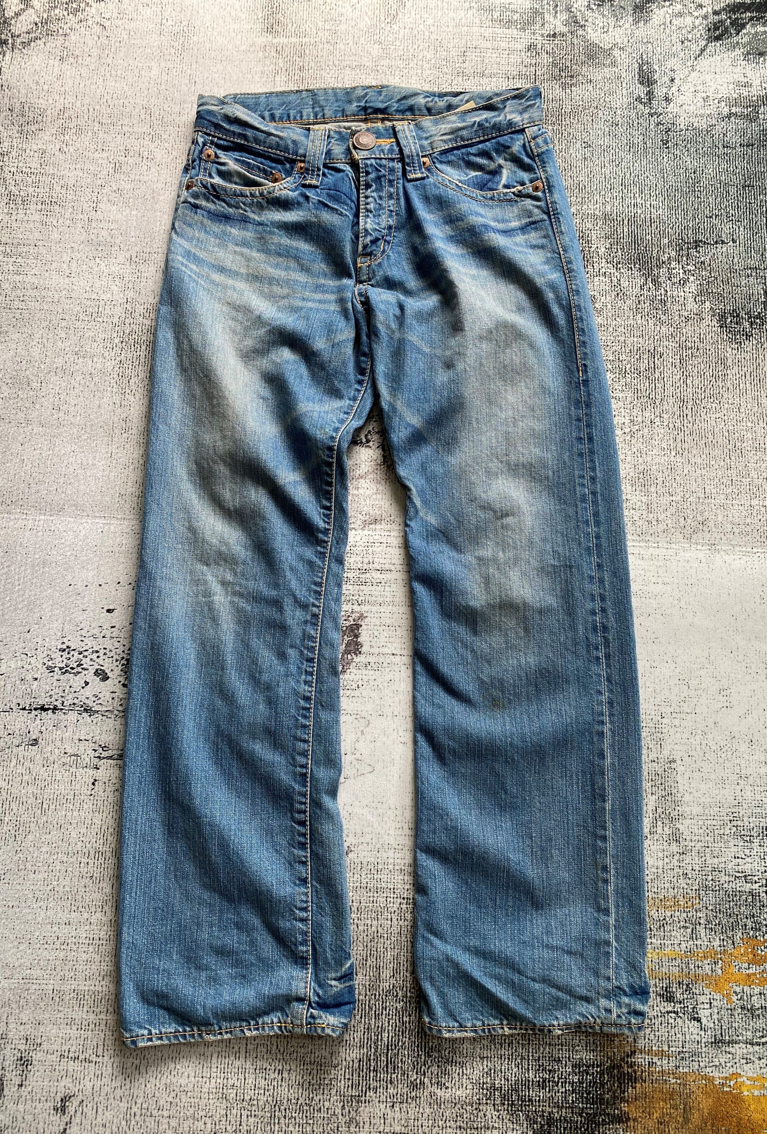 Japanese Brand × Vintage Light Blue Wash Vintage Spell Out Co&Lu Japanese Denims Size 28" / US 6 / IT 42 - 6 Thumbnail